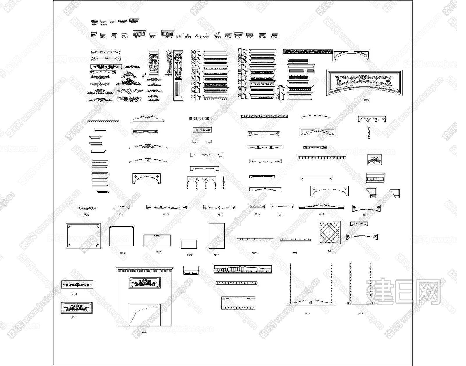 柜门门板厨房用品|CAD施工图施工图下载_施工图柜门门板厨房用品|CAD施工图下载_施工图柜门门板厨房用品|CAD施工图免费下载_建E室内设计网