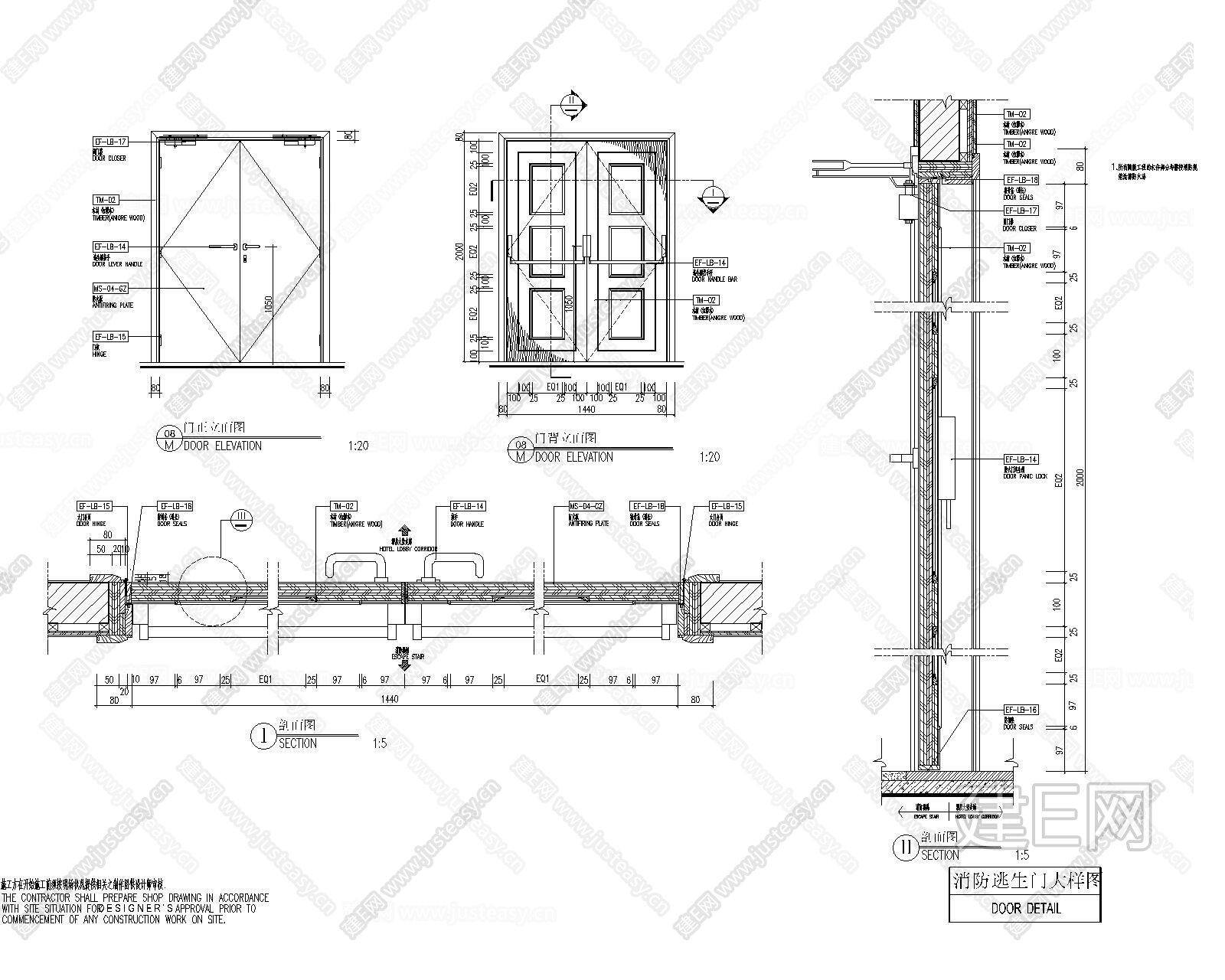 暗门大样图|CAD施工图施工图下载_施工图暗门大样图|CAD施工图下载_施工图暗门大样图|CAD施工图免费下载_建E室内设计网