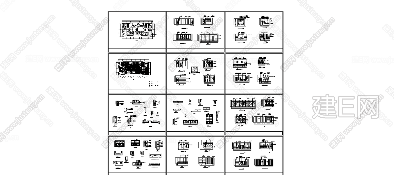 办公空间装修总图|CAD施工图施工图下载_施工图办公空间装修总图|CAD施工图下载_施工图办公空间装修总图|CAD施工图免费下载_建E室内设计网