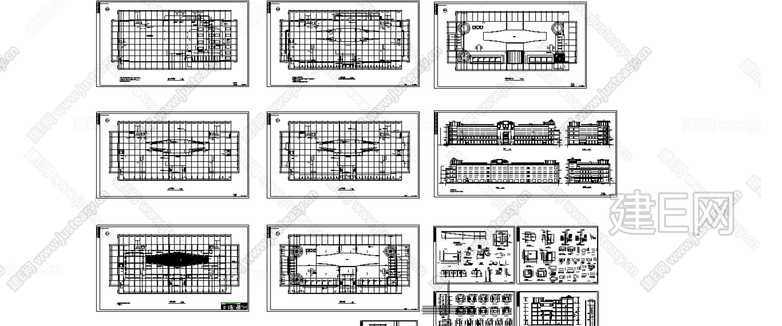 大型商场施工图|CAD施工图施工图下载_施工图大型商场施工图|CAD施工图下载_施工图大型商场施工图|CAD施工图免费下载_建E室内设计网