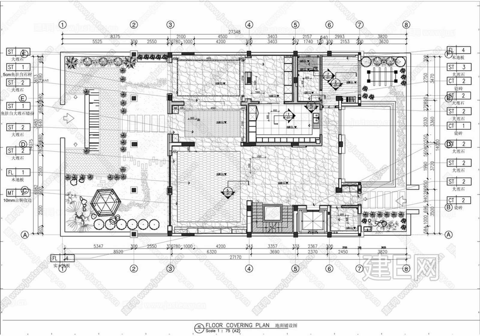 1000㎡四层别墅|CAD施工图+效果图施工图下载_施工图1000㎡四层别墅|CAD施工图+效果图下载_施工图1000㎡四层别墅|CAD施工图 ...
