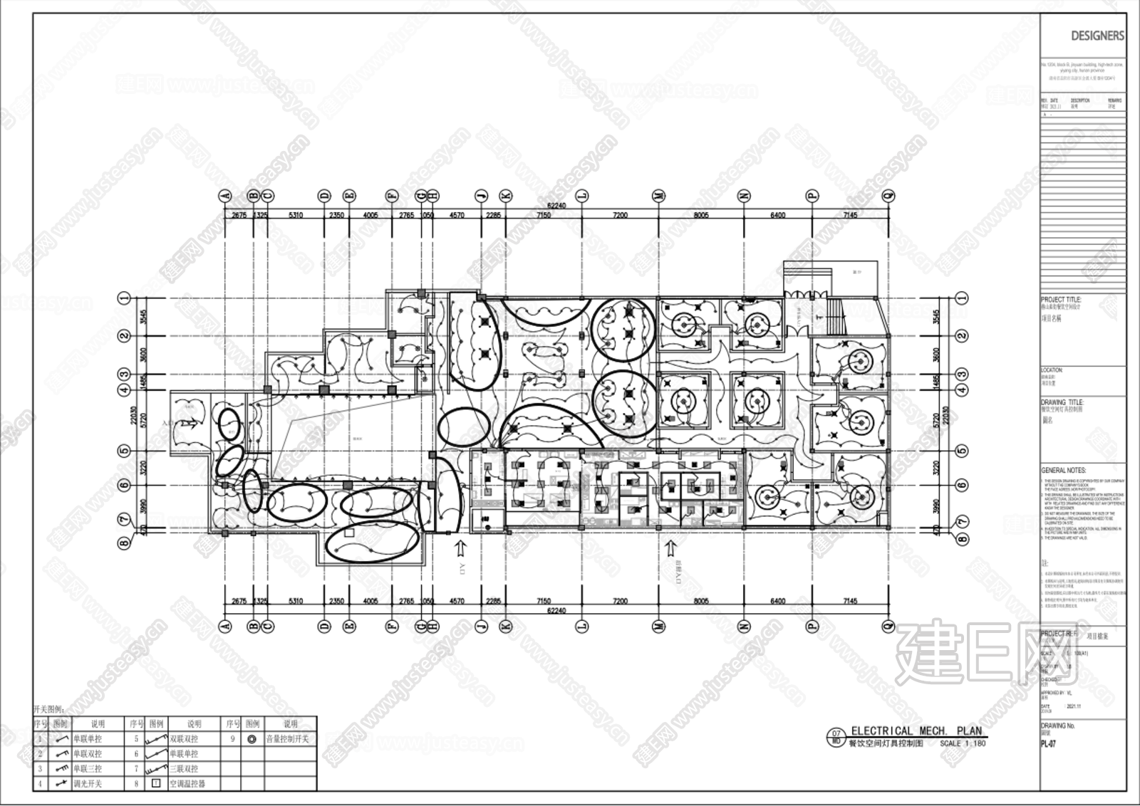 餐饮空间|CAD施工图施工图下载_施工图餐饮空间|CAD施工图下载_施工图餐饮空间|CAD施工图免费下载_建E室内设计网