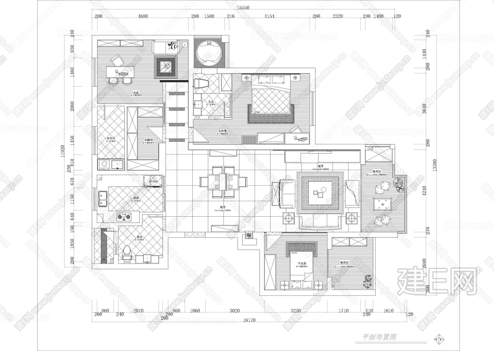 三居家装竣工图|CAD施工图施工图下载_施工图三居家装竣工图|CAD施工图下载_施工图三居家装竣工图|CAD施工图免费下载_建E室内设计网