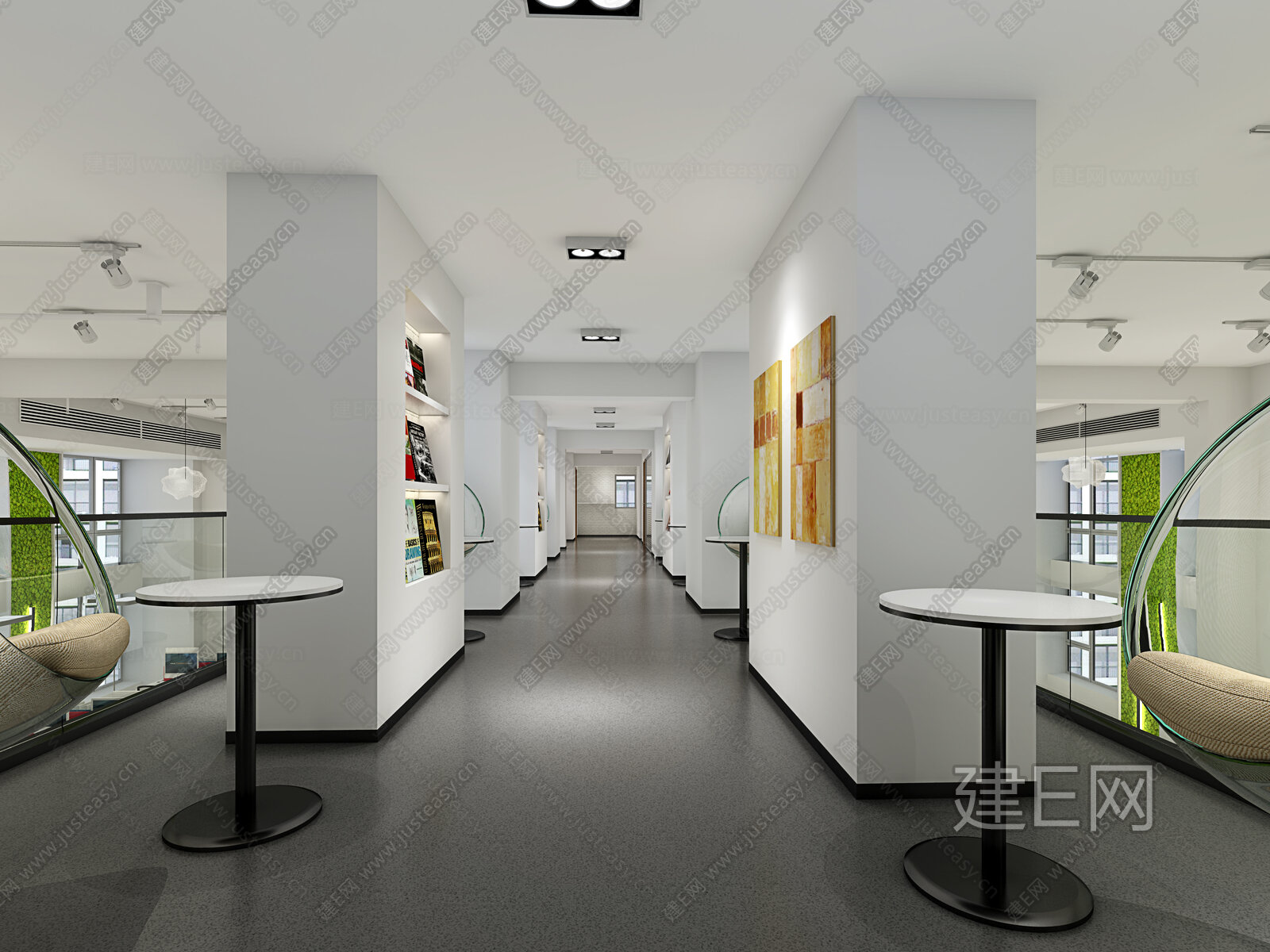 办公空间|CAD施工图+效果图施工图下载_施工图办公空间|CAD施工图+效果图下载_施工图办公空间|CAD施工图+效果图免费下载_建E室内设计网