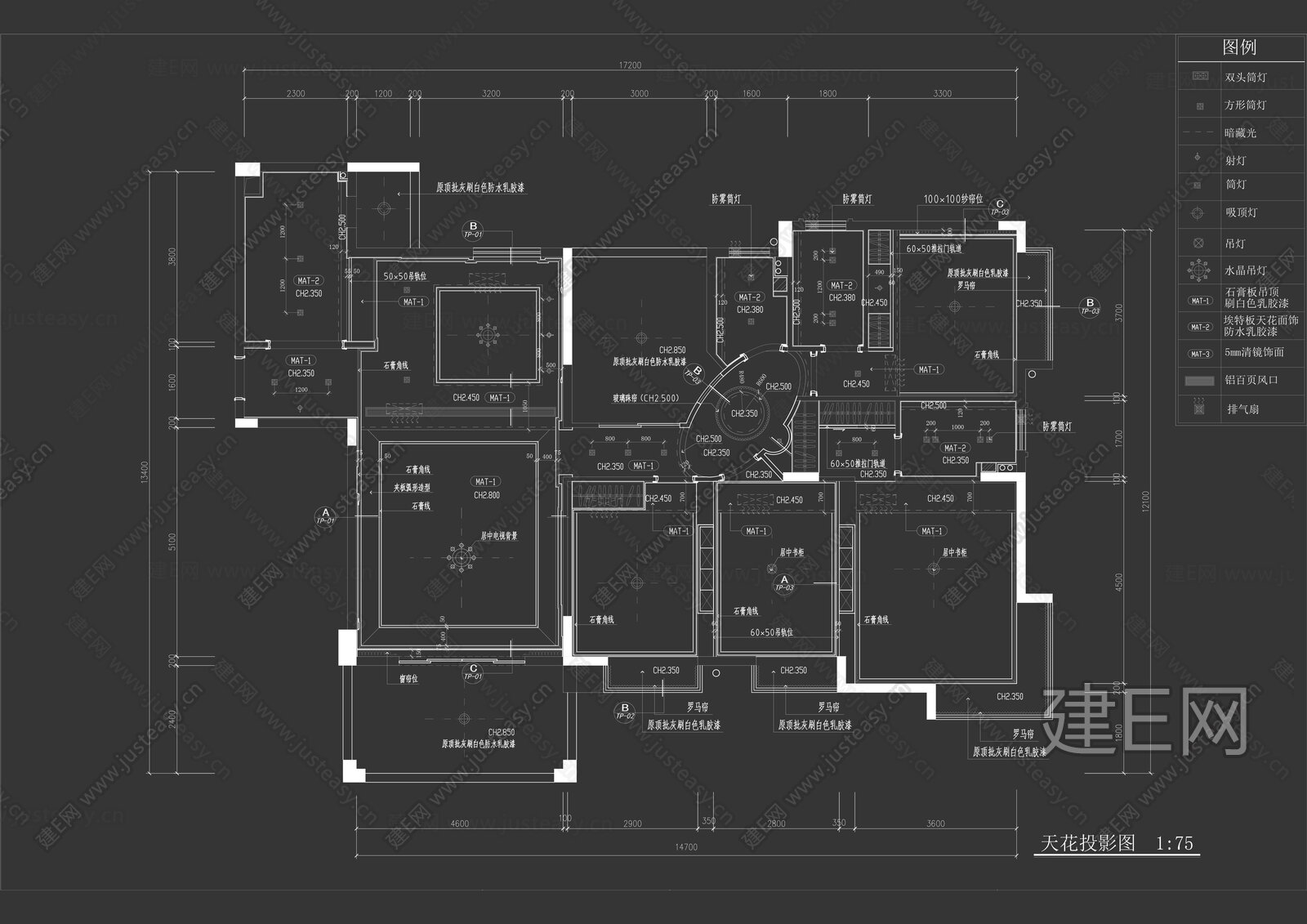 天花吊顶布局全方位天花节点合集|CAD施工图施工图下载_施工图天花吊顶布局全方位天花节点合集|CAD施工图下载_施工图天花吊顶布局全方位天花 ...