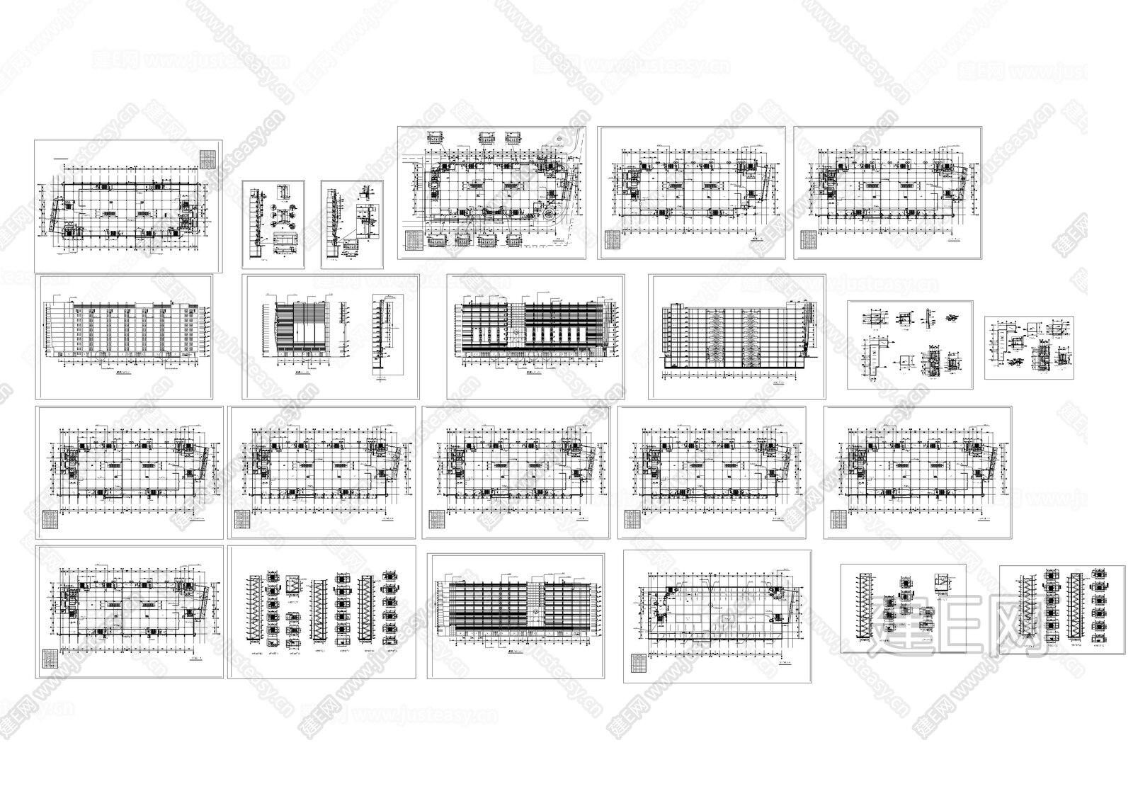 大型商场建筑图|CAD施工图施工图下载_施工图大型商场建筑图|CAD施工图下载_施工图大型商场建筑图|CAD施工图免费下载_建E室内设计网