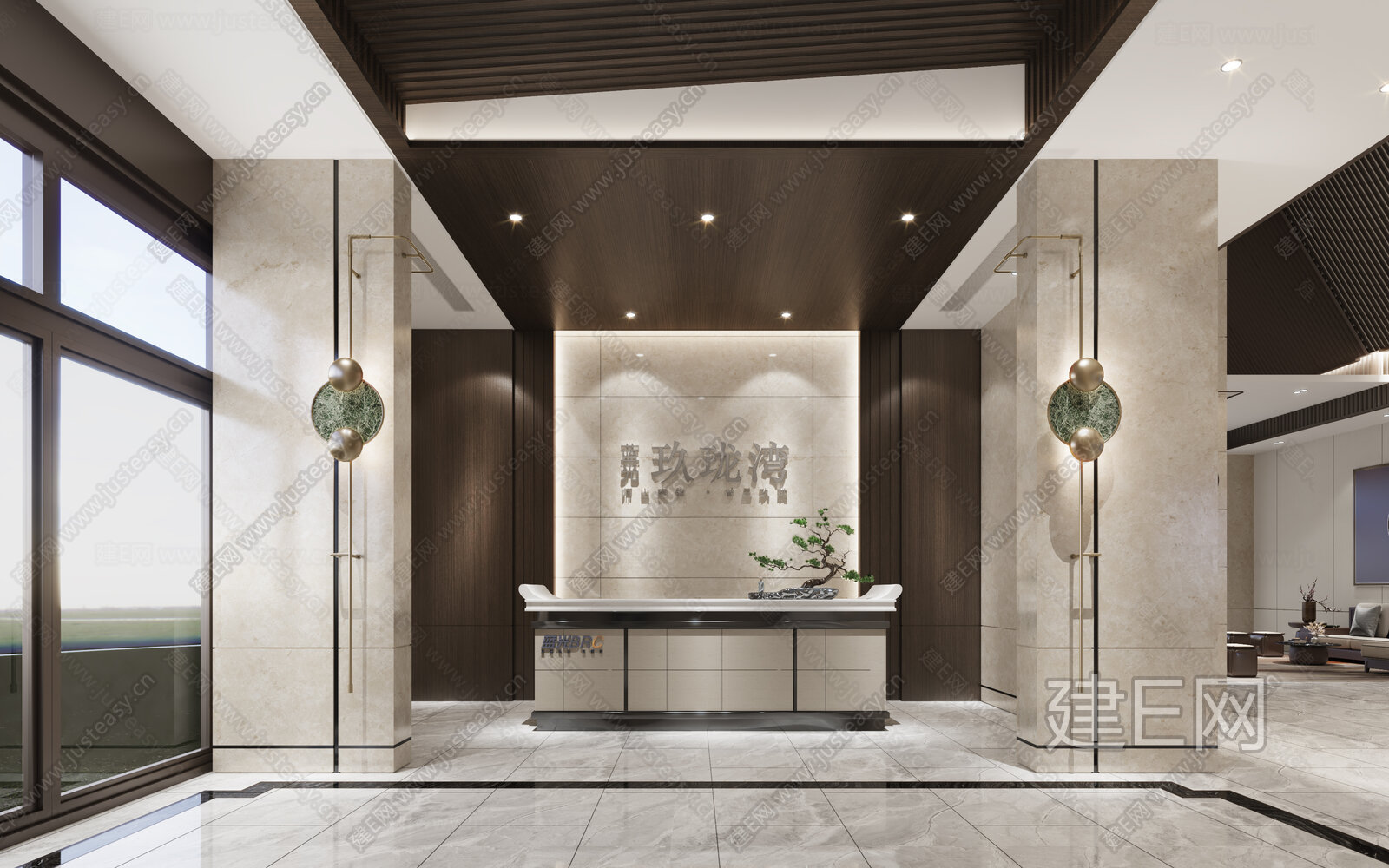 陕西咸阳蓝光玖珑湾营销中心室内|CAD施工图+效果图施工图下载_施工图陕西咸阳蓝光玖珑湾营销中心室内|CAD施工图+效果图下载_施工图陕西咸阳 ...