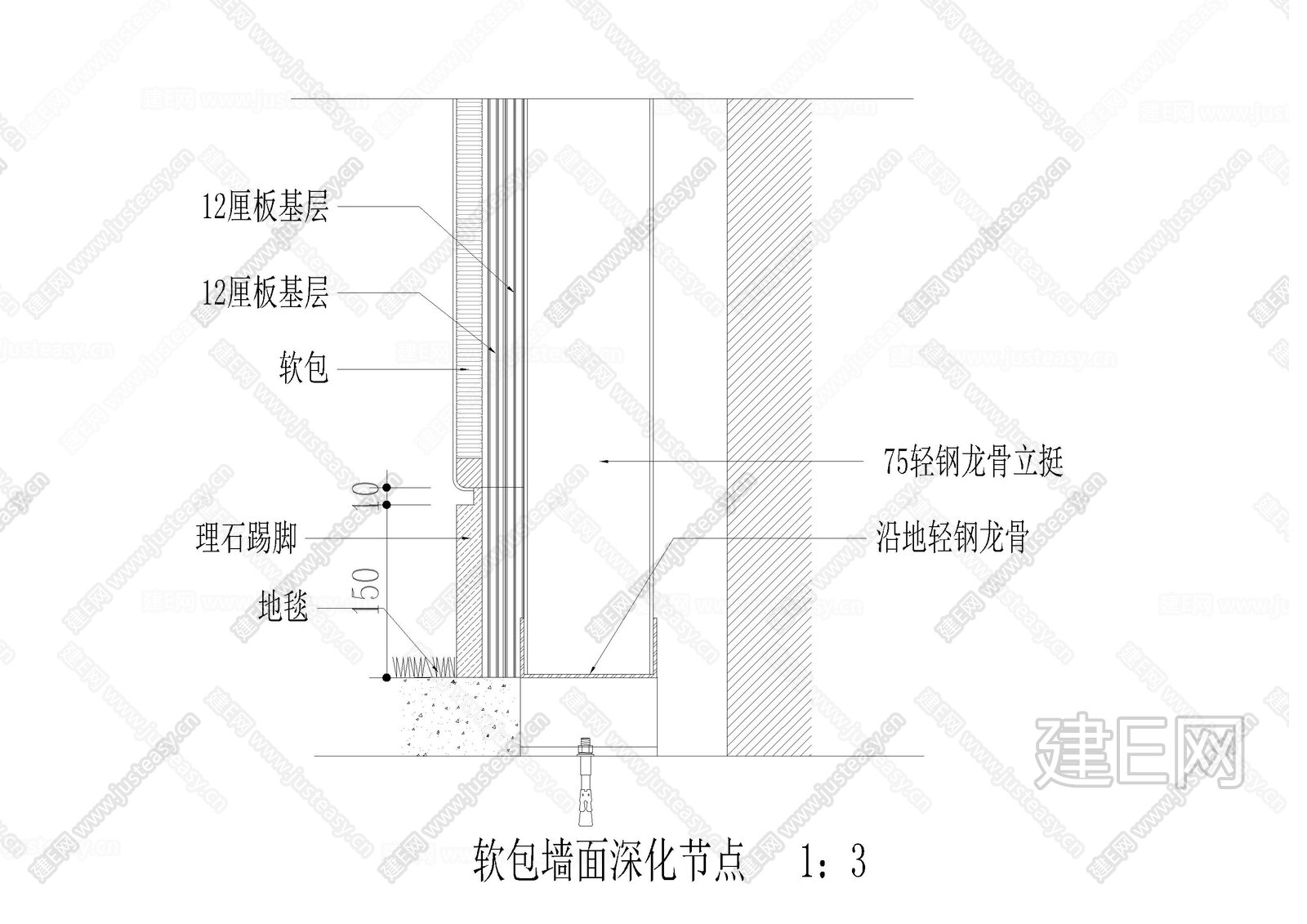 墙面木质裝飾标准节点详图|CAD施工图施工图下载_施工图墙面木质裝飾标准节点详图|CAD施工图下载_施工图墙面木质裝飾标准节点详图|CAD施工 ...