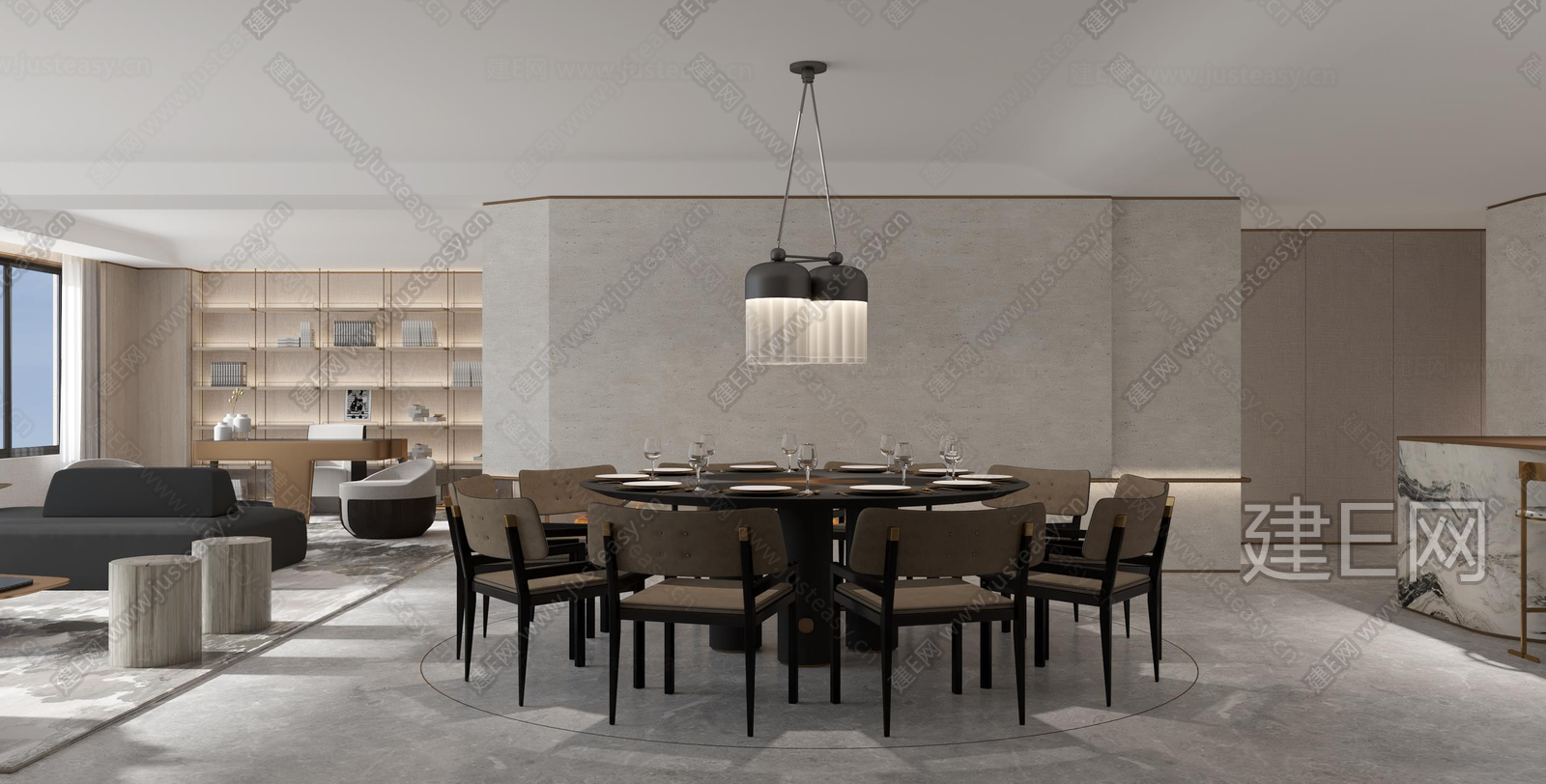 大平层豪宅样板间|CAD施工图+效果图施工图下载_施工图大平层豪宅样板间|CAD施工图+效果图下载_施工图大平层豪宅样板间|CAD施工图+效果 ...