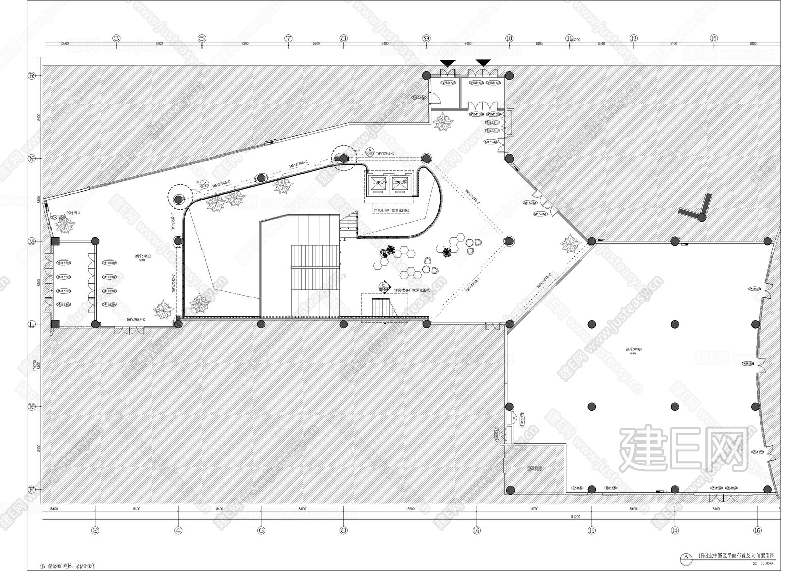 商场中庭全套施工图|CAD施工图施工图下载_施工图商场中庭全套施工图|CAD施工图下载_施工图商场中庭全套施工图|CAD施工图免费下载_建E室内设计网