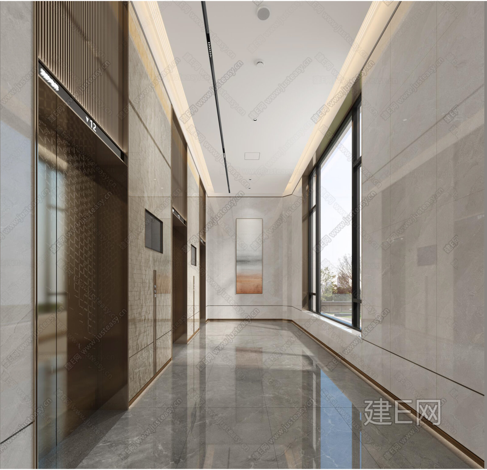 高端售楼处|CAD施工图+效果图+物料清单CAD施工图下载[ID:110903550]_建e施工图