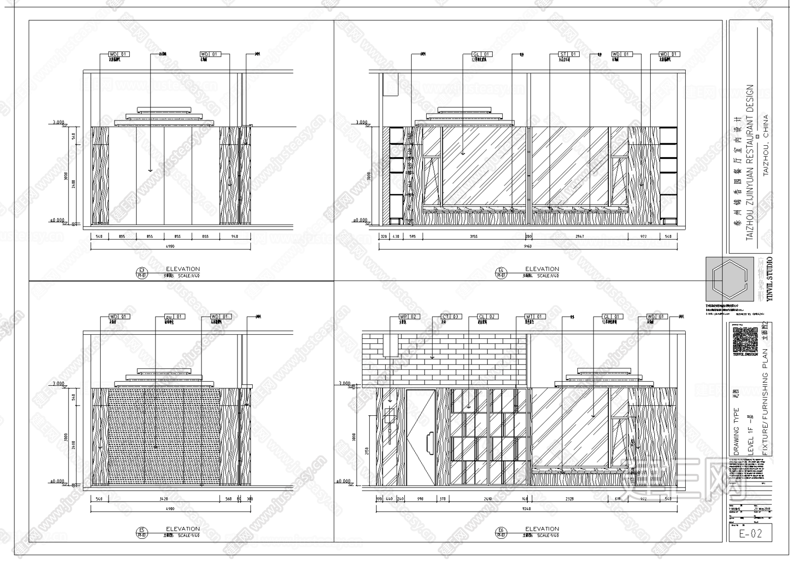 现代中餐厅餐饮空间|CAD施工图+效果图施工图下载_施工图现代中餐厅餐饮空间|CAD施工图+效果图下载_施工图现代中餐厅餐饮空间|CAD施工图 ...