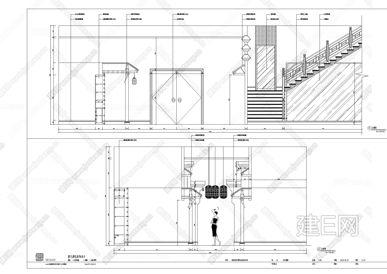 现代餐厅饭馆餐饮空间|CAD施工图+效果图施工图下载_施工图 现代餐厅饭馆餐饮空间|CAD施工图+效果图下载_施工图 现代餐厅饭馆餐饮空间 ...