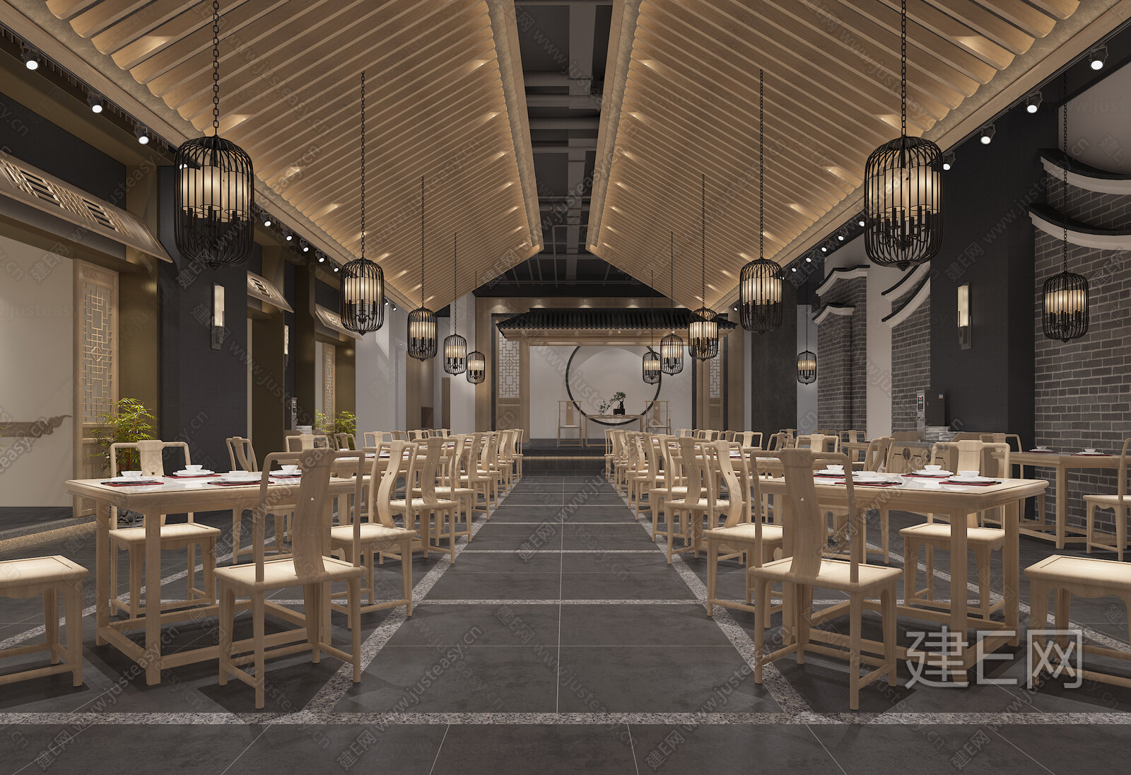 现代餐厅饭馆餐饮空间|CAD施工图+效果图施工图下载_施工图 现代餐厅饭馆餐饮空间|CAD施工图+效果图下载_施工图 现代餐厅饭馆餐饮空间 ...