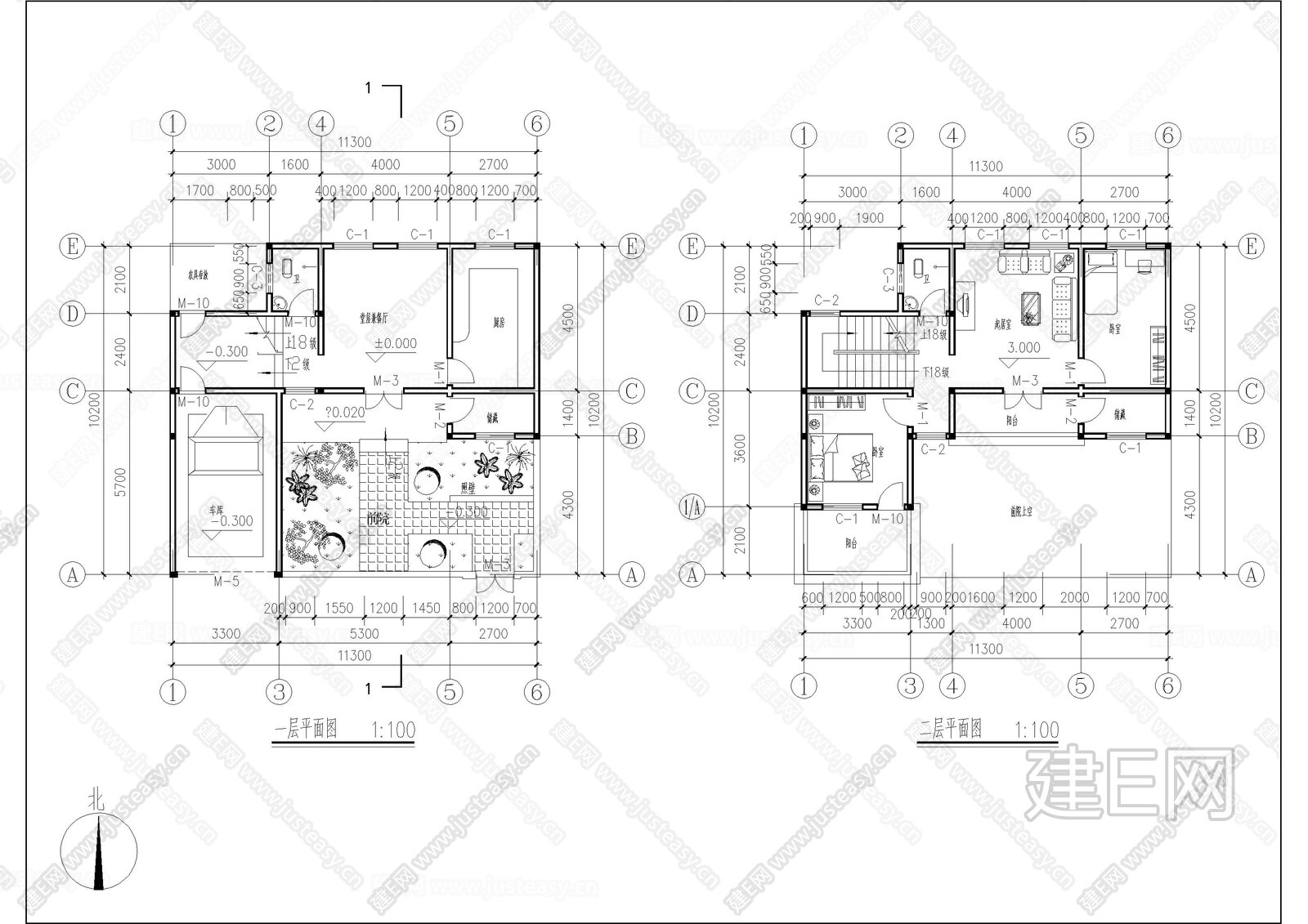 联排二层别墅|CAD施工图+效果图施工图下载_施工图联排二层别墅|CAD施工图+效果图下载_施工图联排二层别墅|CAD施工图+效果图免费下载 ...