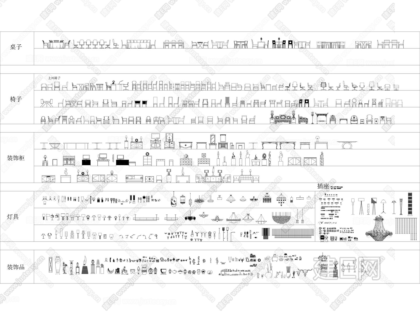CCD立面图库家具|CAD施工图施工图下载_施工图CCD立面图库家具|CAD施工图下载_施工图CCD立面图库家具|CAD施工图免费下载_建E室内设计网