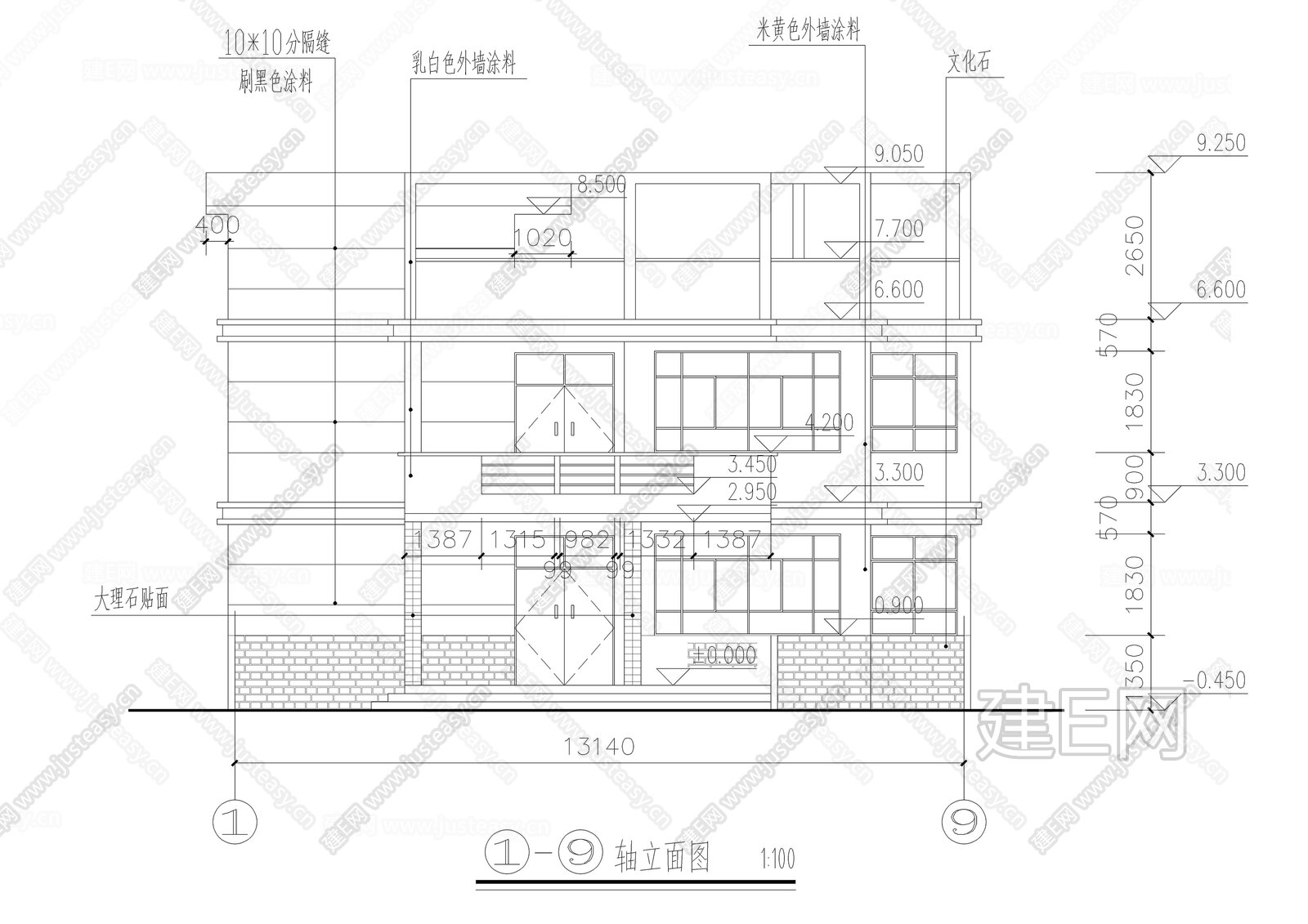 两层农村自建房别墅|CAD施工图施工图下载_施工图两层农村自建房别墅|CAD施工图下载_施工图两层农村自建房别墅|CAD施工图免费下载_建E室内设计网