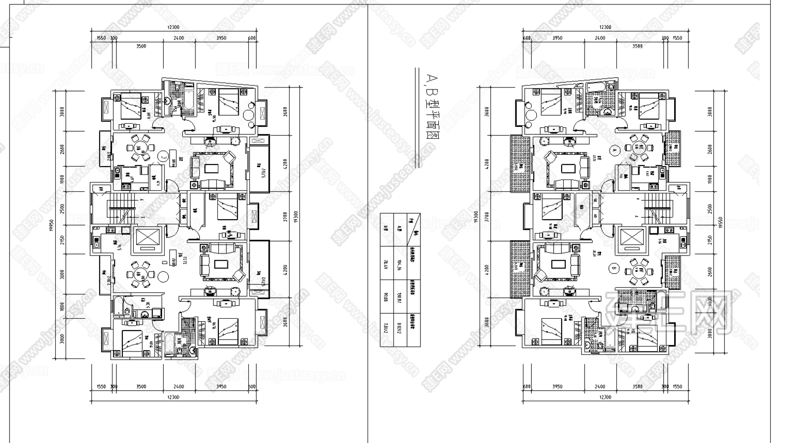 某高层住宅楼建筑图_t3施工图下载_施工图某高层住宅楼建筑图_t3下载_施工图某高层住宅楼建筑图_t3免费下载_建E室内设计网