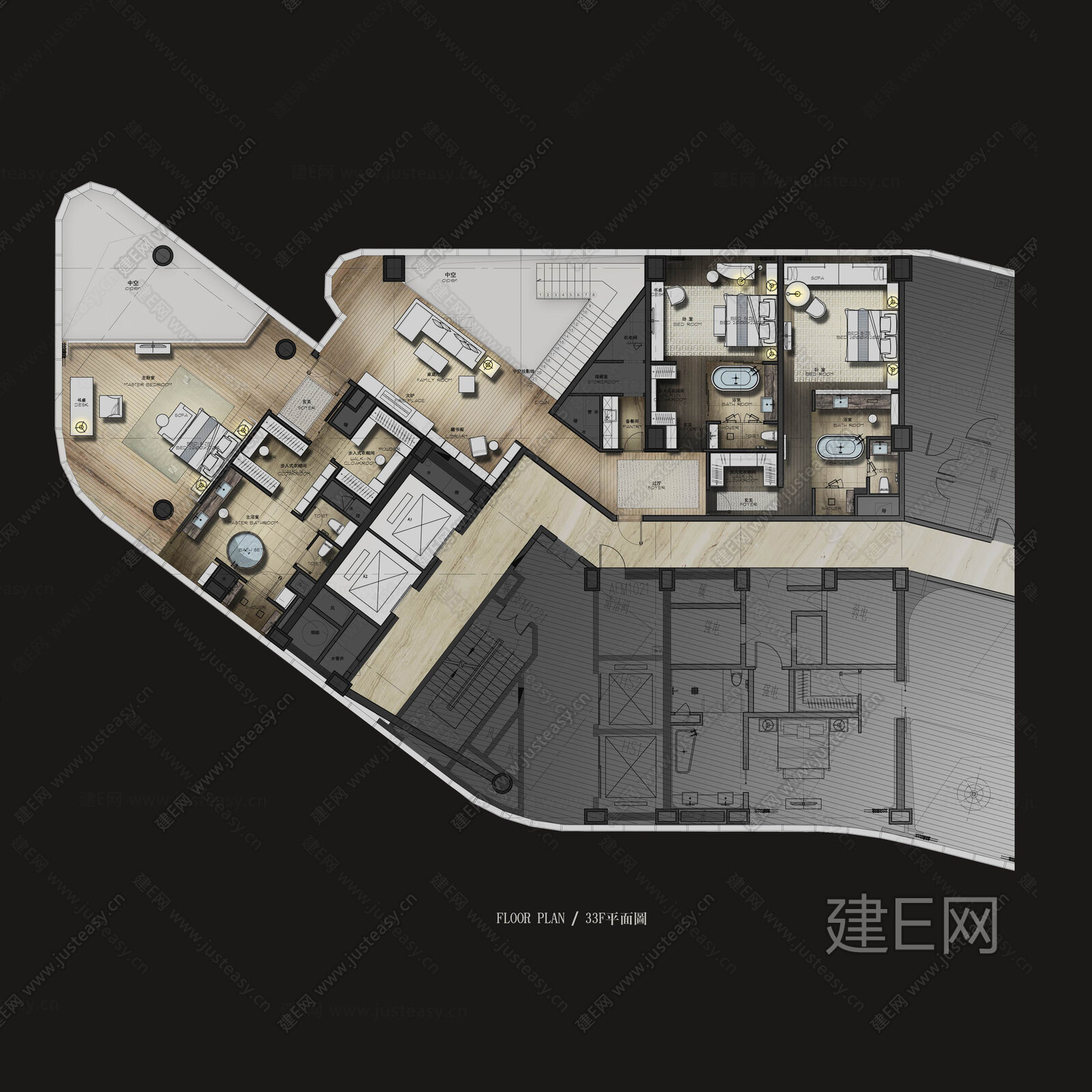 北京三里屯奢华公寓·芬迪施工图下载_施工图北京三里屯奢华公寓·芬迪下载_施工图北京三里屯奢华公寓·芬迪免费下载_建E室内设计网
