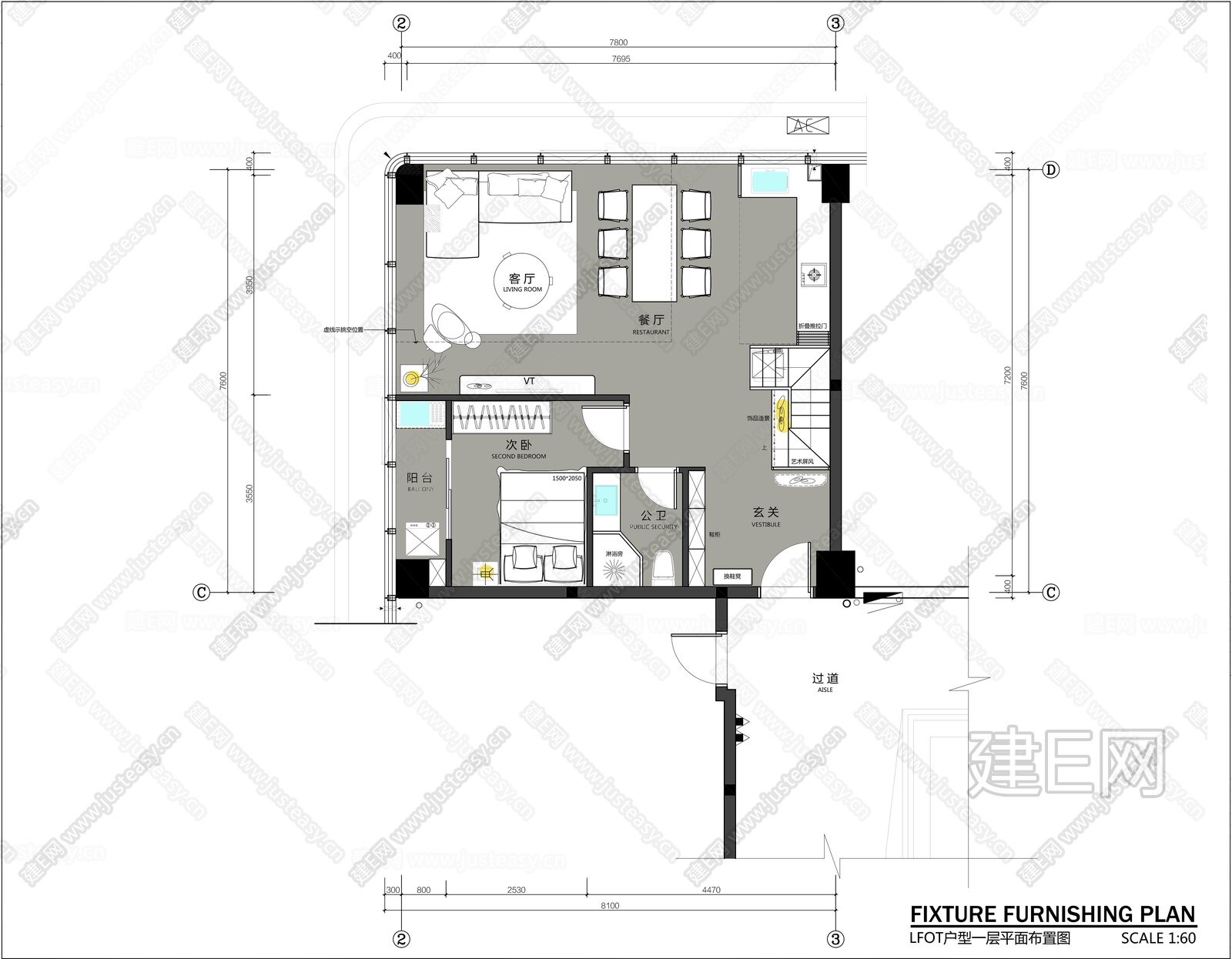 LOFT复式结构平面方案及PSD文件施工图下载_施工图LOFT复式结构平面方案及PSD文件下载_施工图LOFT复式结构平面方案及PSD文件免费 ...