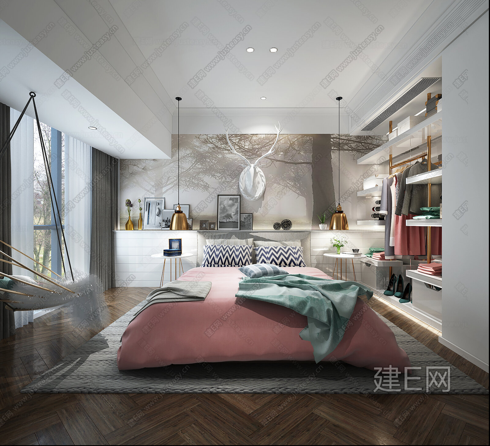 北欧32平LOFT公寓 施工图+效果图施工图下载_施工图北欧32平LOFT公寓 施工图+效果图下载_施工图北欧32平LOFT公寓 施工图+效果 ...