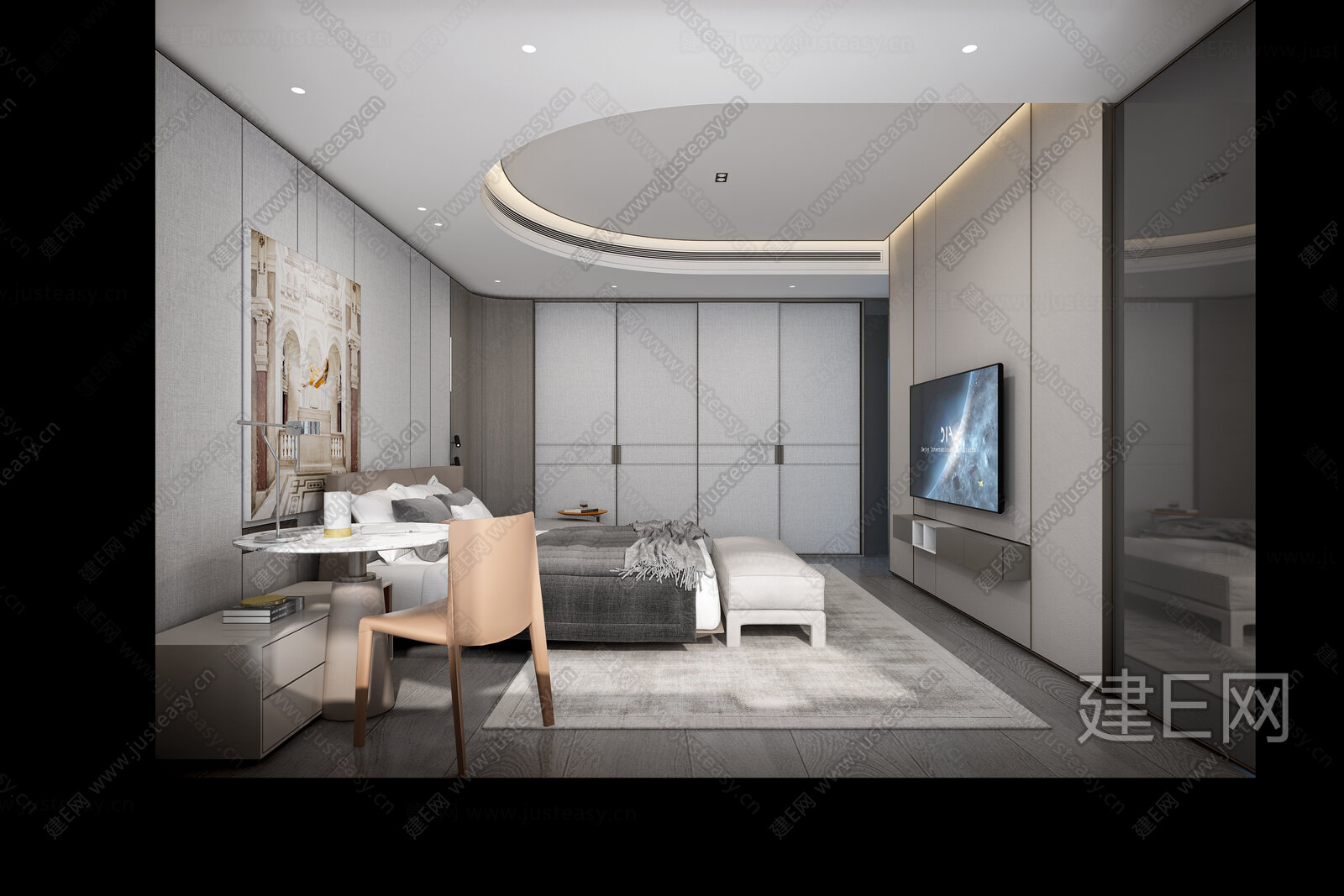 206m²现代风大平层豪宅+样板间|CAD施工图+效果图+物料手册施工图下载_施工图206m²现代风大平层豪宅+样板间|CAD施工图+效果图 ...