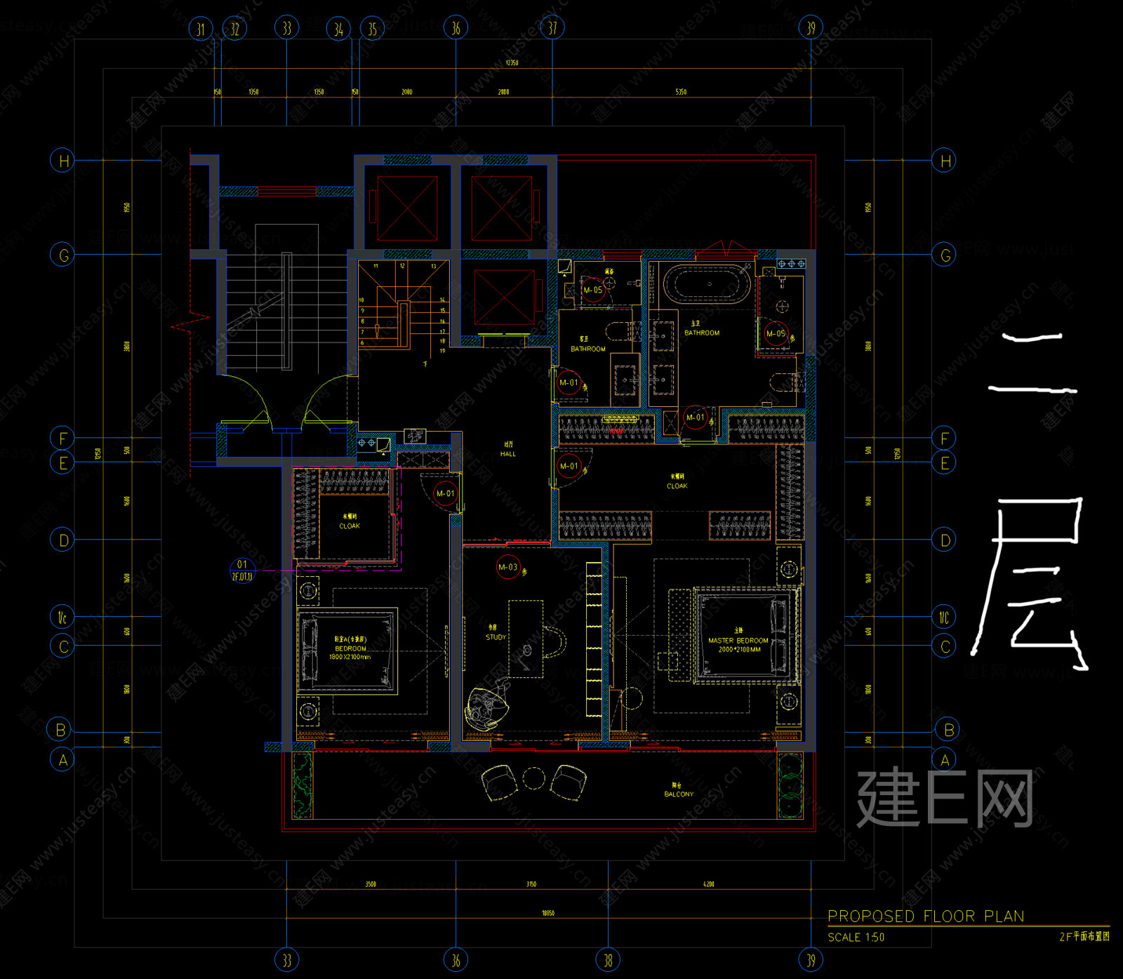 DIA丹健国际|三层叠墅豪宅样板间|CAD施工图|效果图|物料手册|软装硬装PPT全套下载施工图下载_施工图DIA丹健国际|三层叠墅豪宅样板间 ...