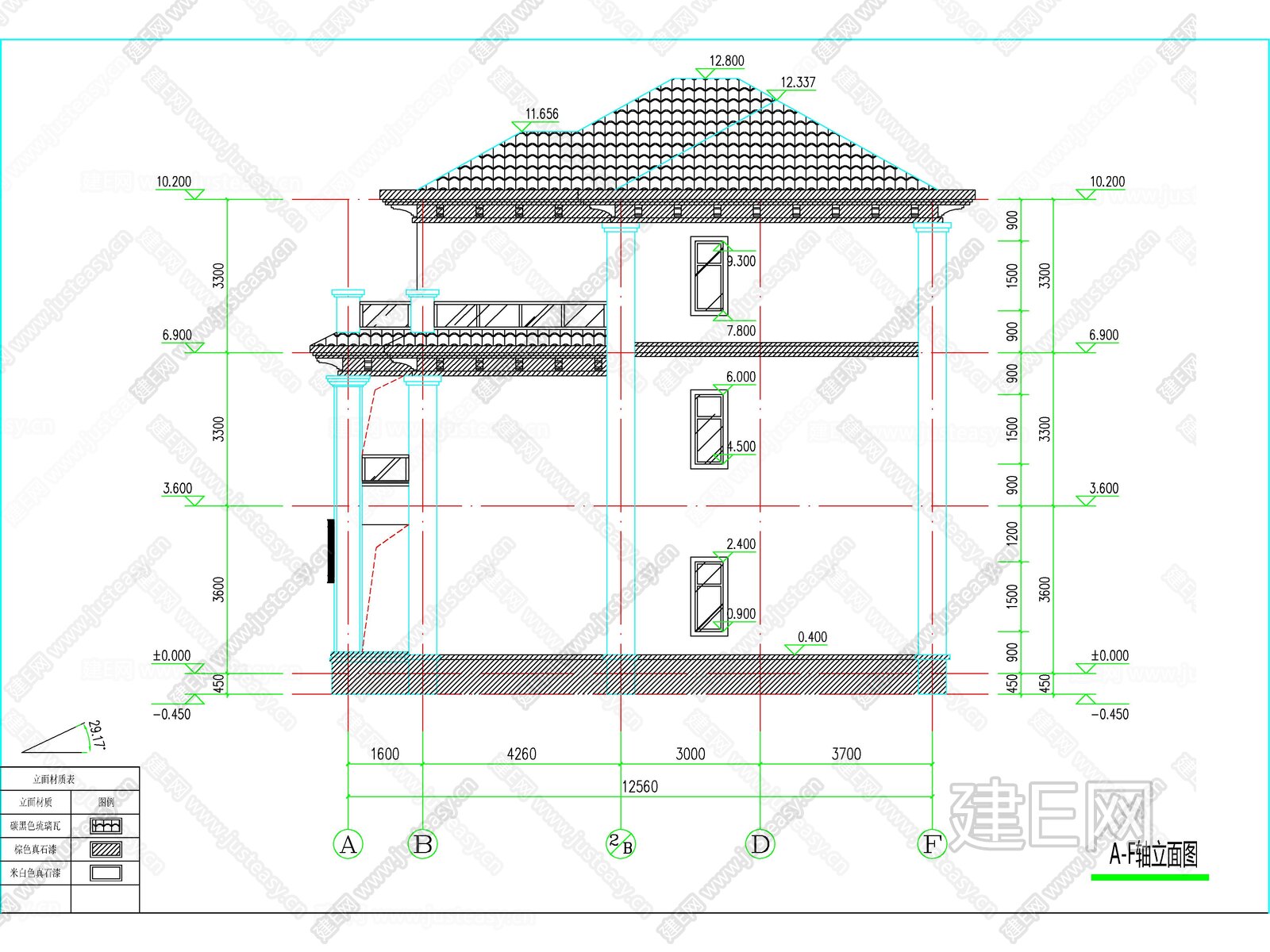 新中式三层独栋别墅建筑施工图 效果图施工图下载_施工图新中式三层独栋别墅建筑施工图 效果图下载_施工图新中式三层独栋别墅建筑施工图 效果图免费 ...