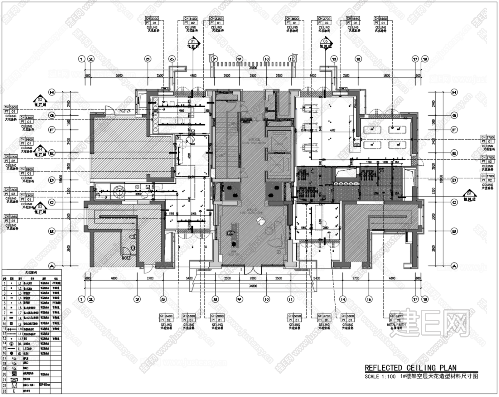 DIA丹健国际-海南罗牛山广场公区架空层CAD施工图+物料手册施工图下载_施工图DIA丹健国际-海南罗牛山广场公区架空层CAD施工图+物料手册 ...