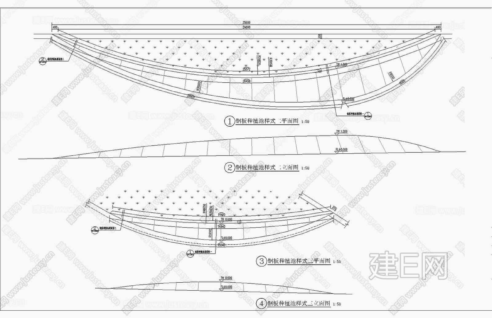 钢板种植池施工图下载_施工图钢板种植池下载_施工图钢板种植池免费