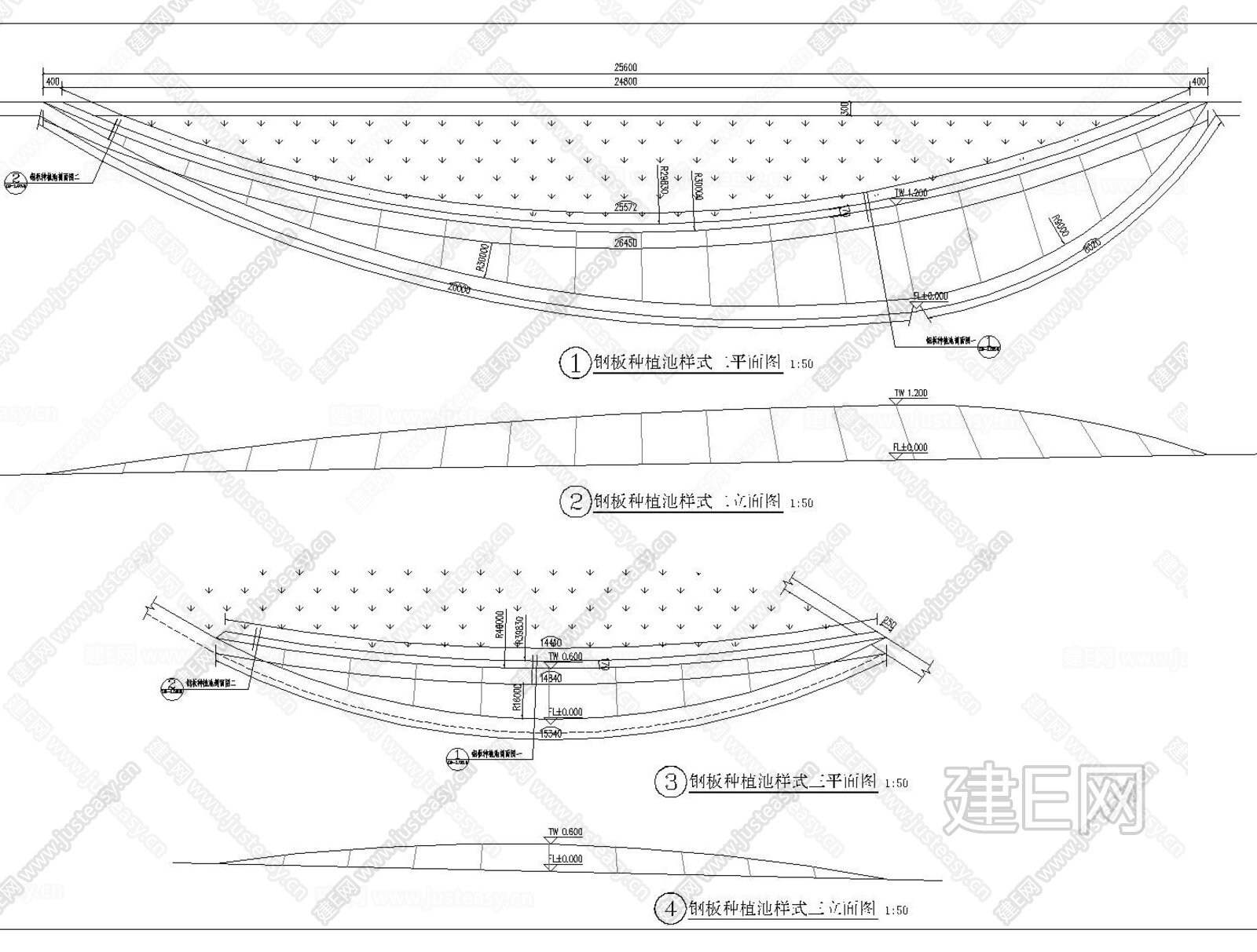 钢板种植池施工图下载_施工图钢板种植池下载_施工图钢板种植池免费