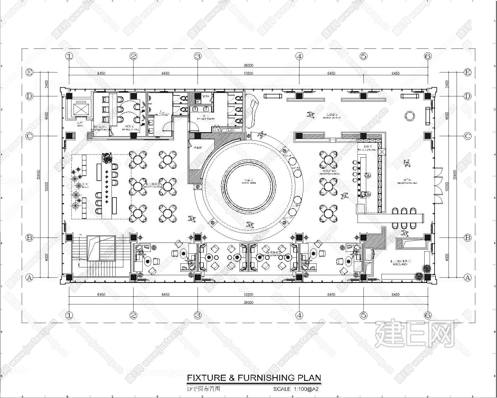 矩阵纵横-苏州阳光城檀悦售楼处施工图+PPT方案+效果图施工图下载_施工图矩阵纵横-苏州阳光城檀悦售楼处施工图+PPT方案+效果图下载_施工图 ...