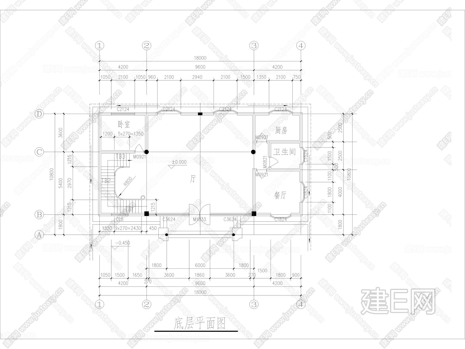 现代农村自建房 自建别墅 多层住宅 独栋别墅CAD平面图 立面图 施工图施工图下载_施工图现代农村自建房 自建别墅 多层住宅 独栋别墅CAD ...