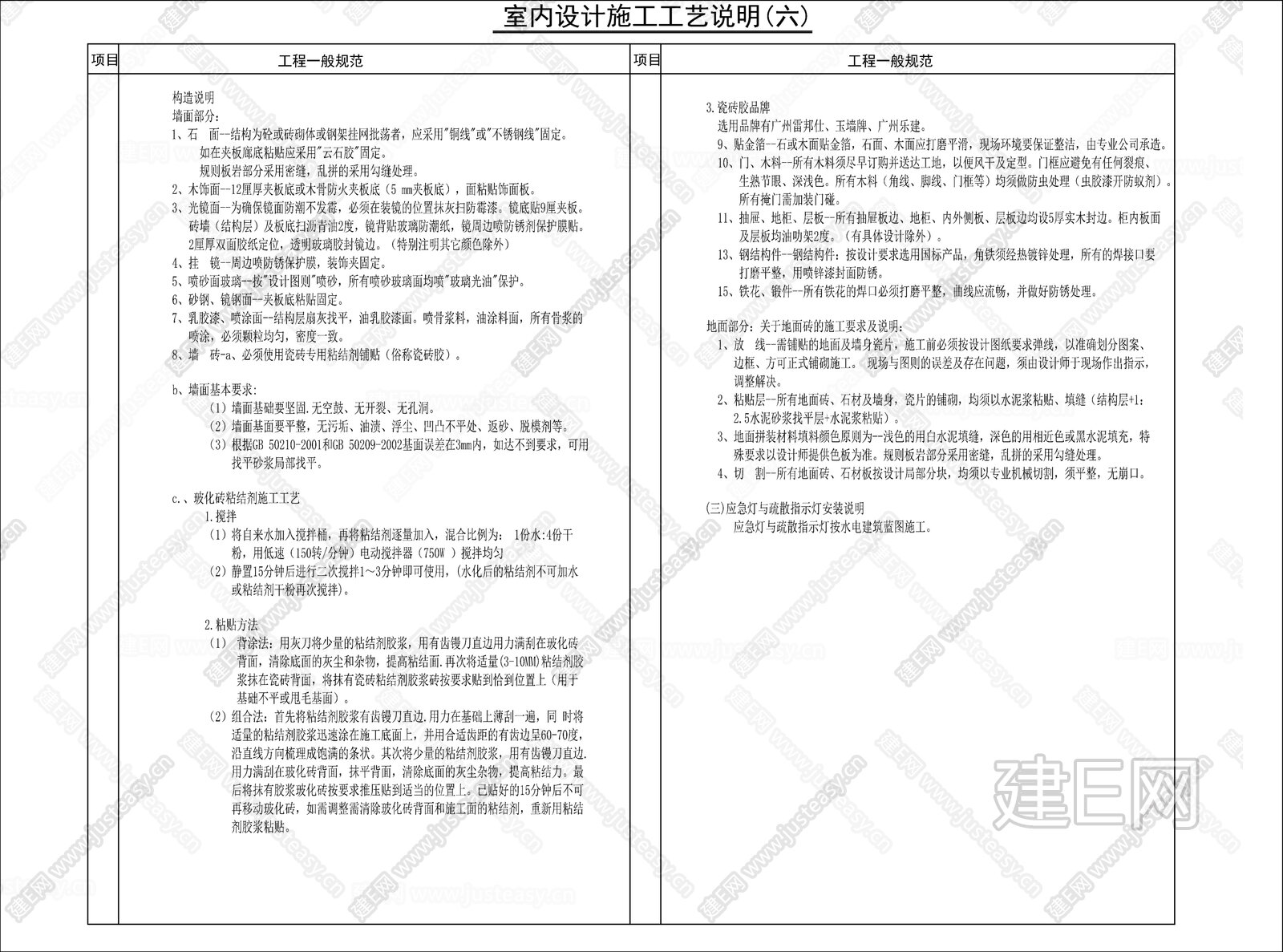 室内设计施工工艺说明施工图下载_施工图室内设计施工工艺说明下载_施工图室内设计施工工艺说明免费下载_建E室内设计网