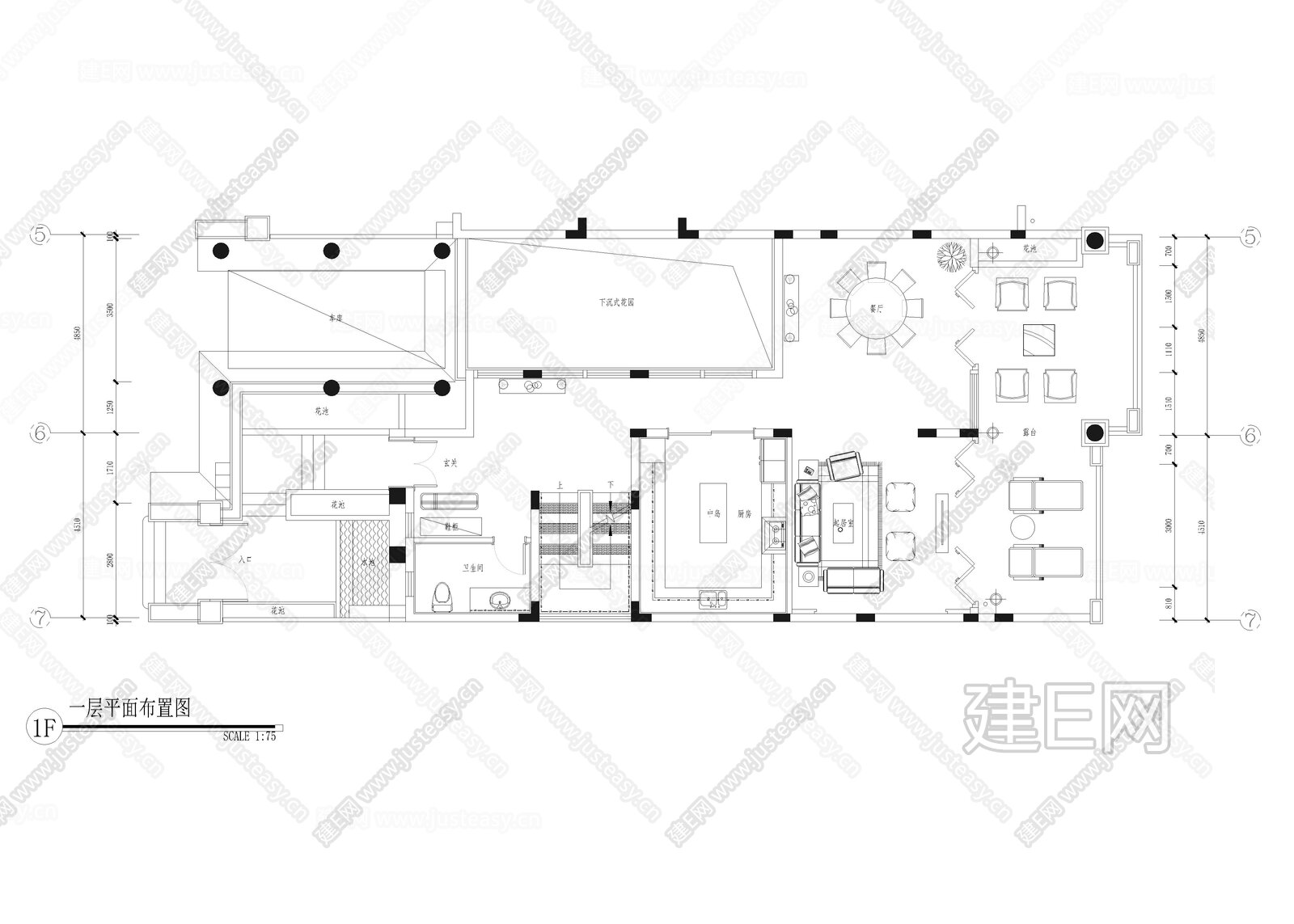 660㎡民宿 客栈酒店施工图施工图下载_施工图660㎡民宿 客栈酒店施工图下载_施工图660㎡民宿 客栈酒店施工图免费下载_建E室内设计网