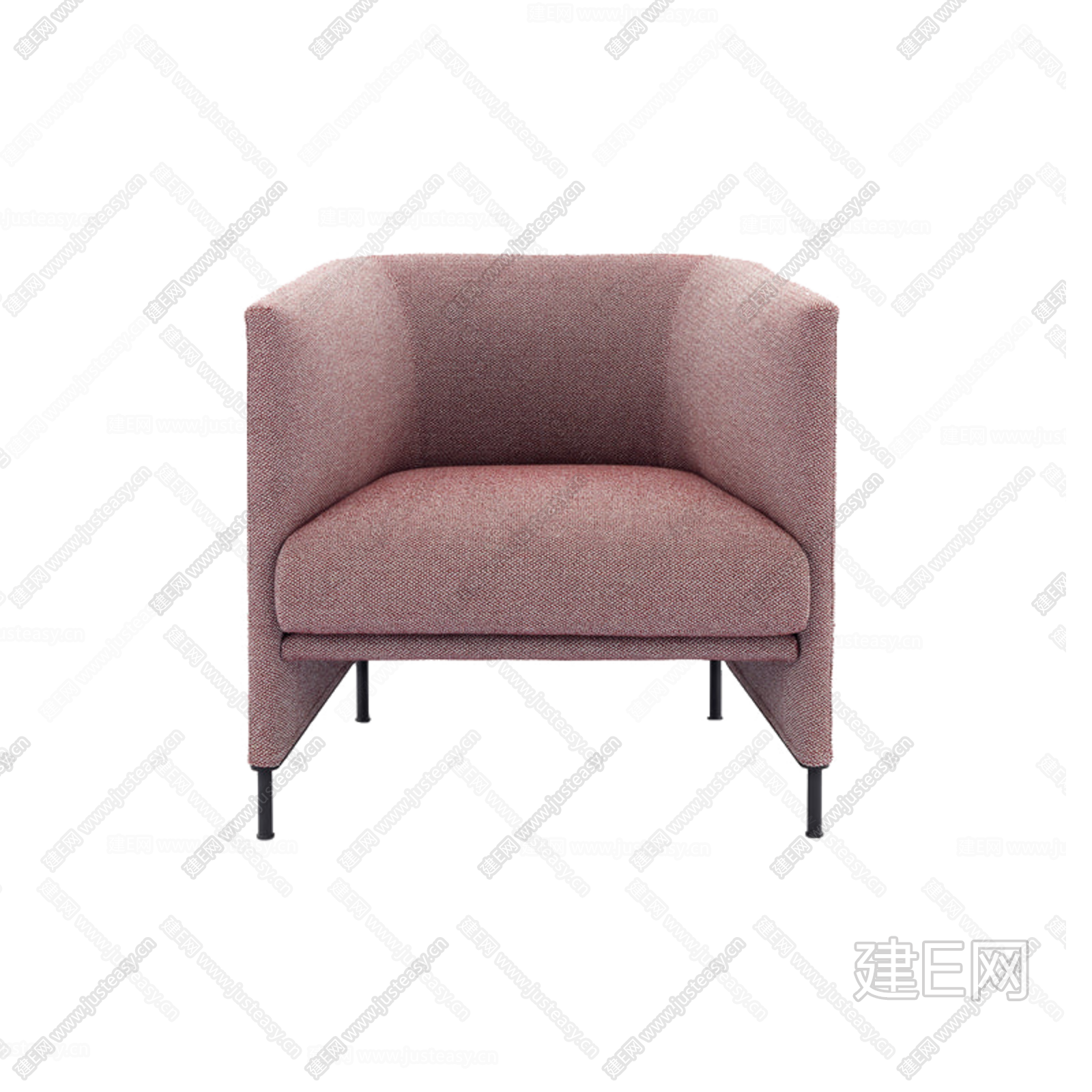 【现代双人粉色沙发3d模型】建E网_现代双人粉色沙发3d模型下载[ID:111756616]_打造3d现代双人粉色沙发模型免费下载平台