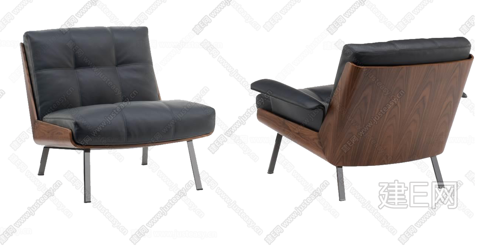 Minotti 米洛提 单人沙发-软装图片_建E室内设计网!