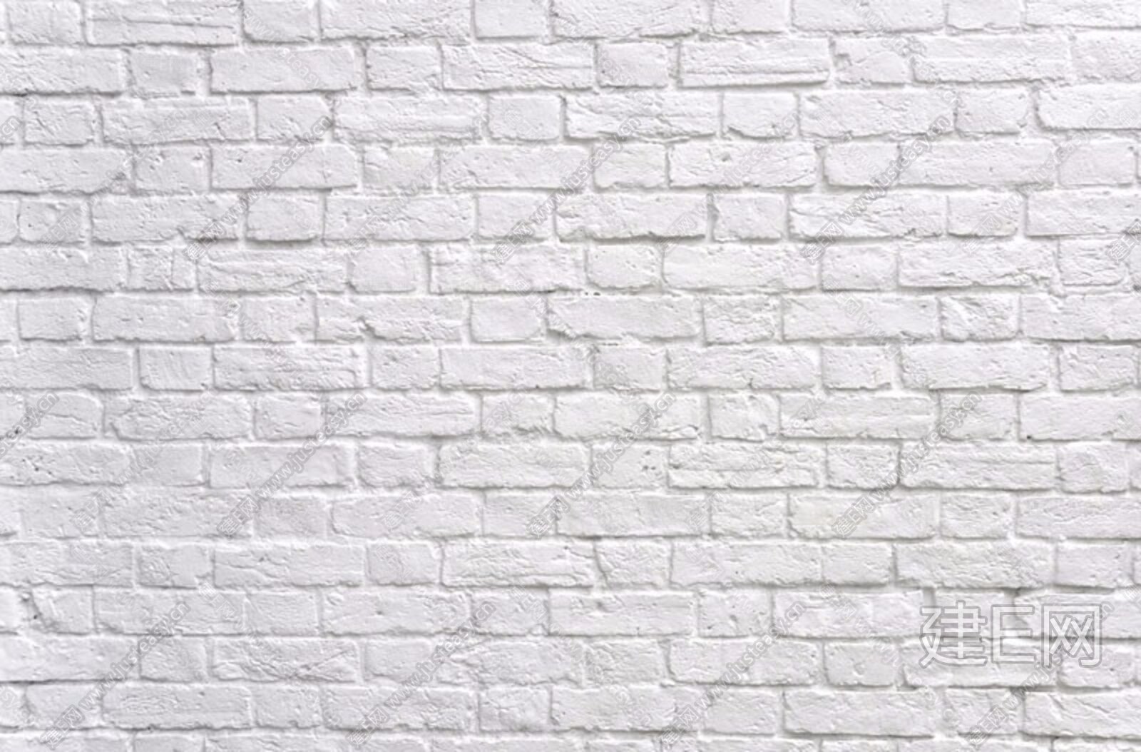 白色砖墙3d贴图下载[ID:103826897]_建E室内设计网
