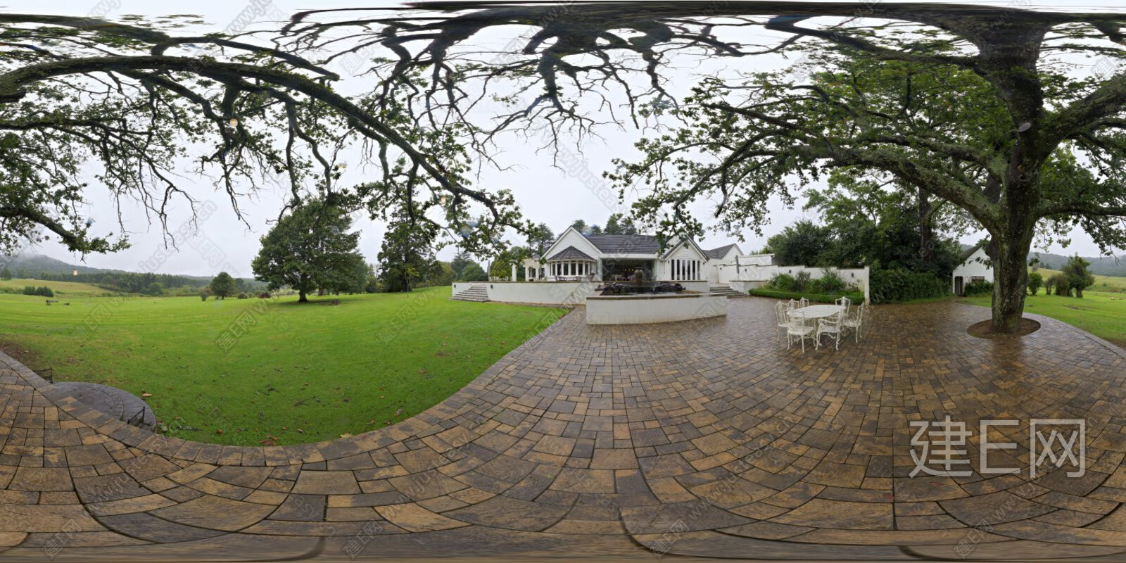 外景户外白天环境HDR全景3d贴图下载[ID:109265853]_建e贴图