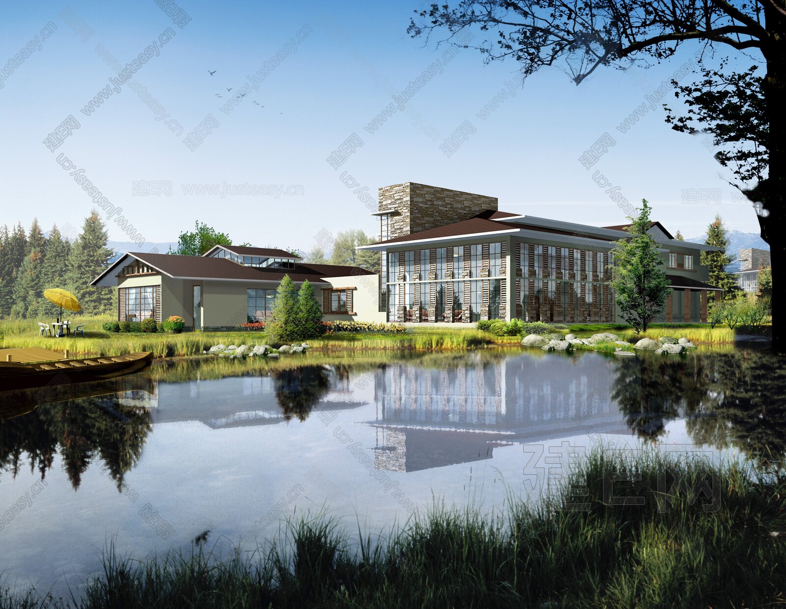 外景3d贴图下载[ID:110642034]_建e贴图
