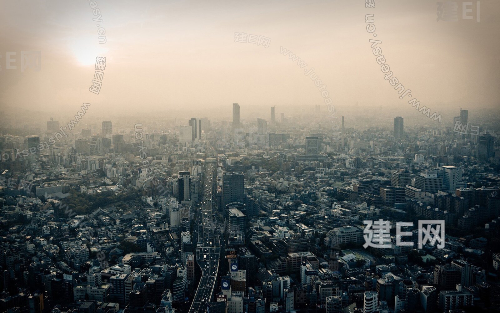白天城市外景3d贴图下载[ID:111166203]_建e贴图