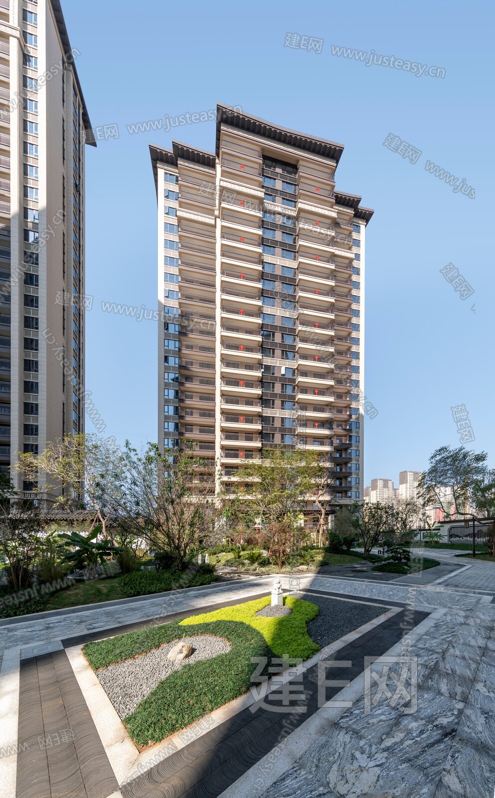 小区外景贴图3d贴图下载[ID:116671803]_建e贴图