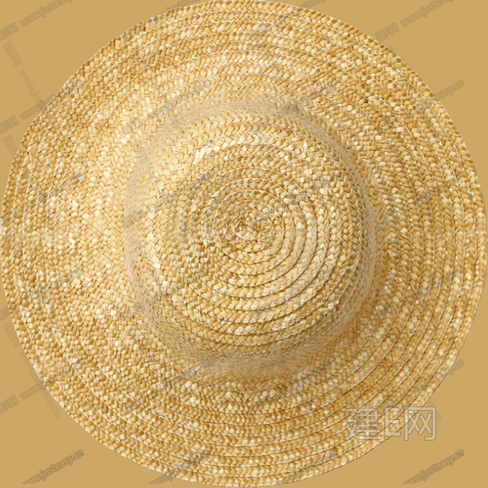 编织草帽3d贴图下载[ID:102450407]_建E室内设计网
