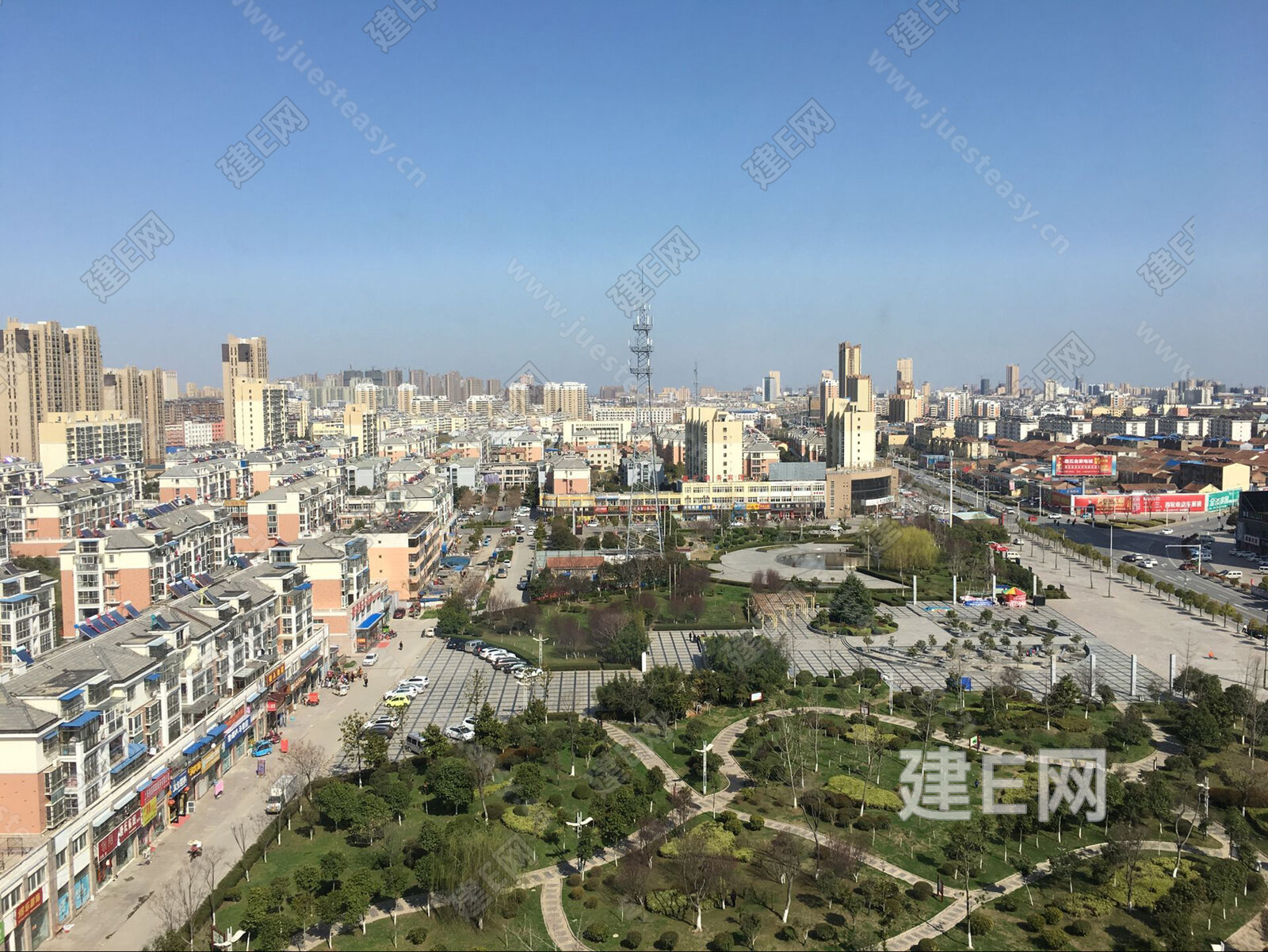 白天城市外景3d贴图下载[ID:110117993]_建e贴图