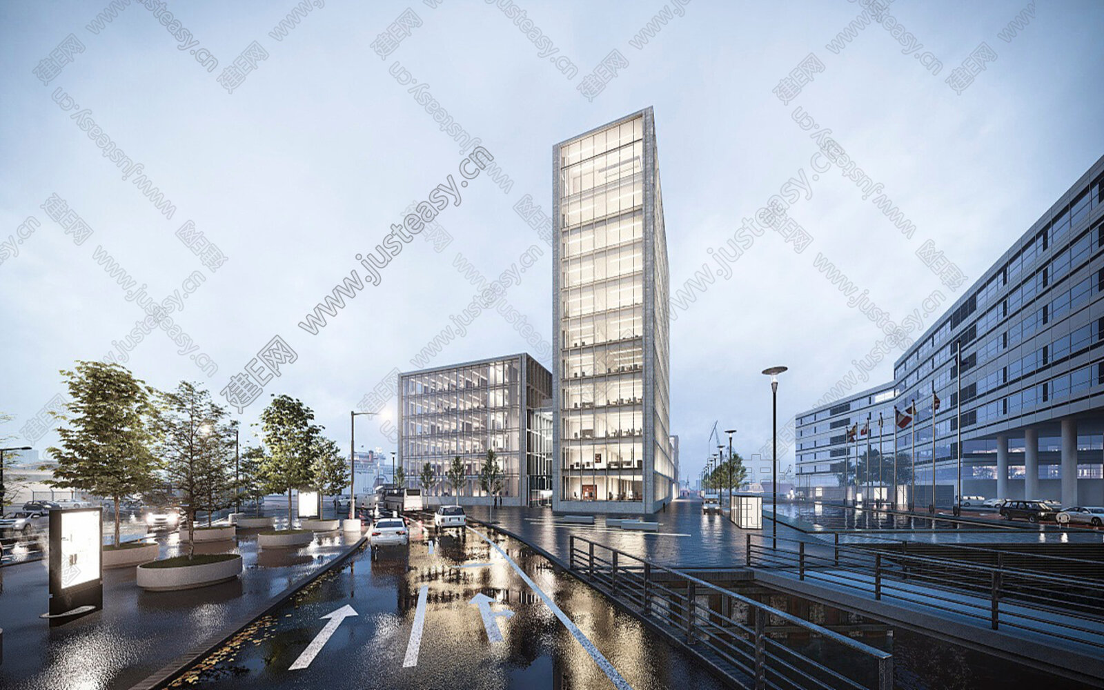 城市外景3d贴图下载[ID:115296046]_建e贴图