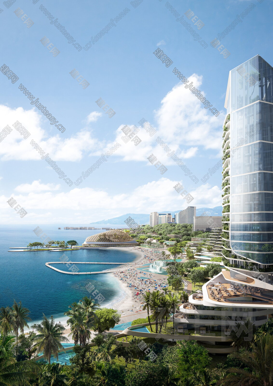 外景街景白天户外贴图3d贴图_外景街景白天户外贴图3d贴图下载id:1022