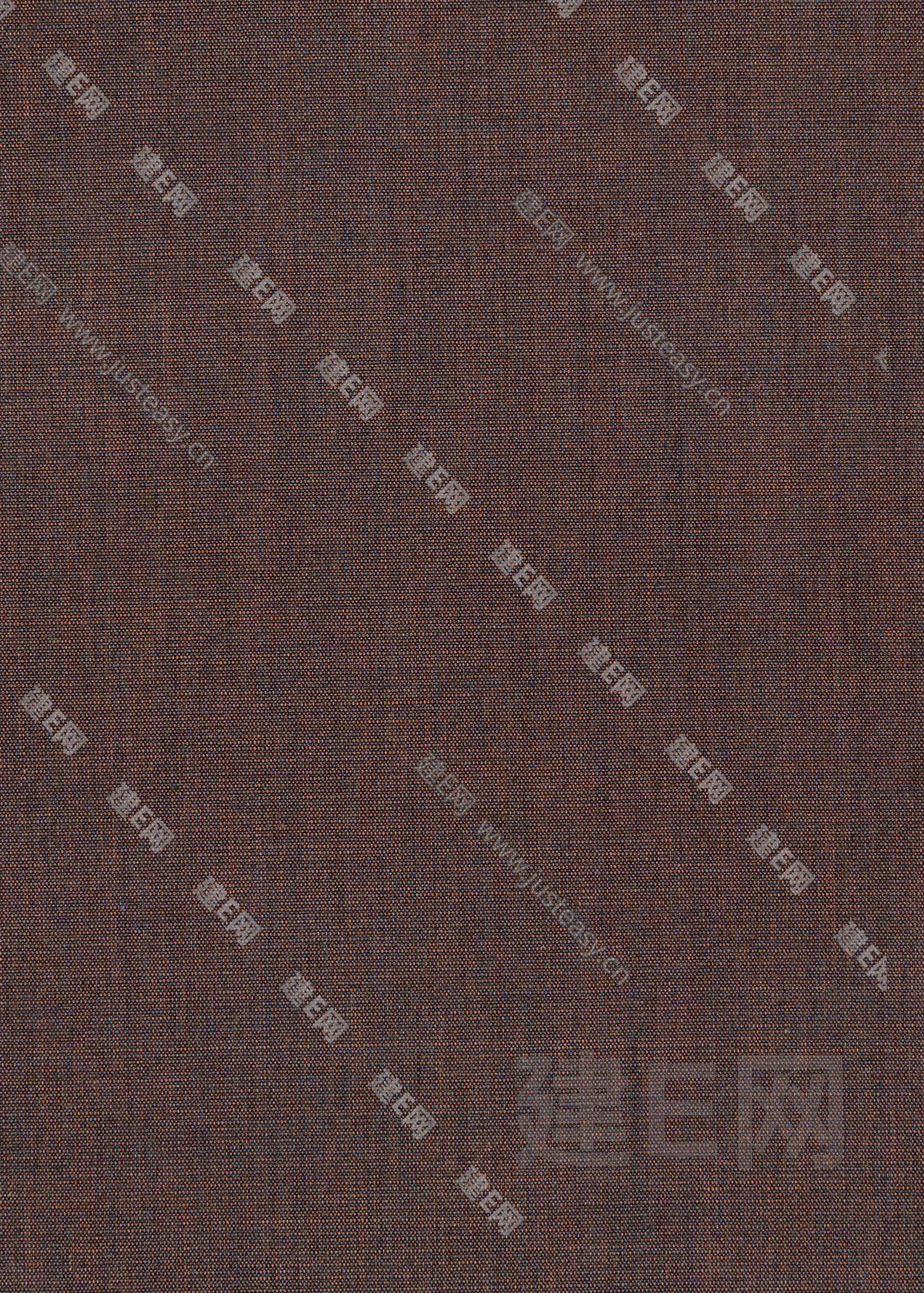 布联网：棕紫色亚麻布艺窗帘面料-实拍效果图