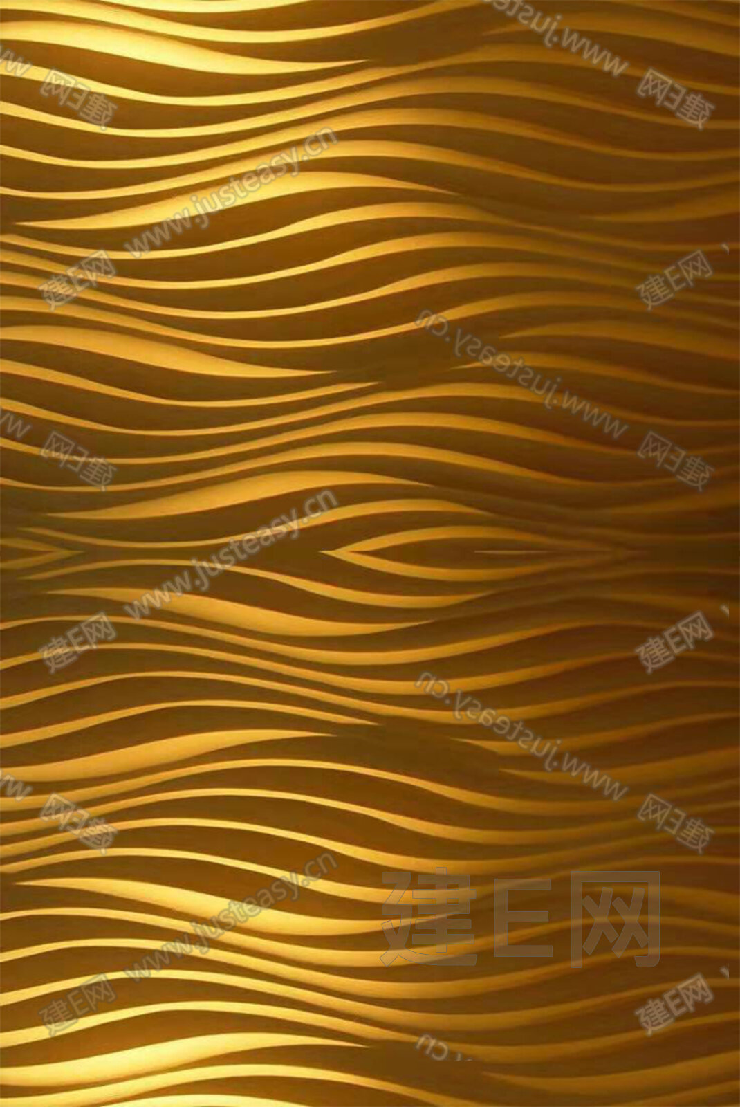 凹凸水波纹立面墙面造型3d贴图_凹凸水波纹立面墙面造型3d贴图下载