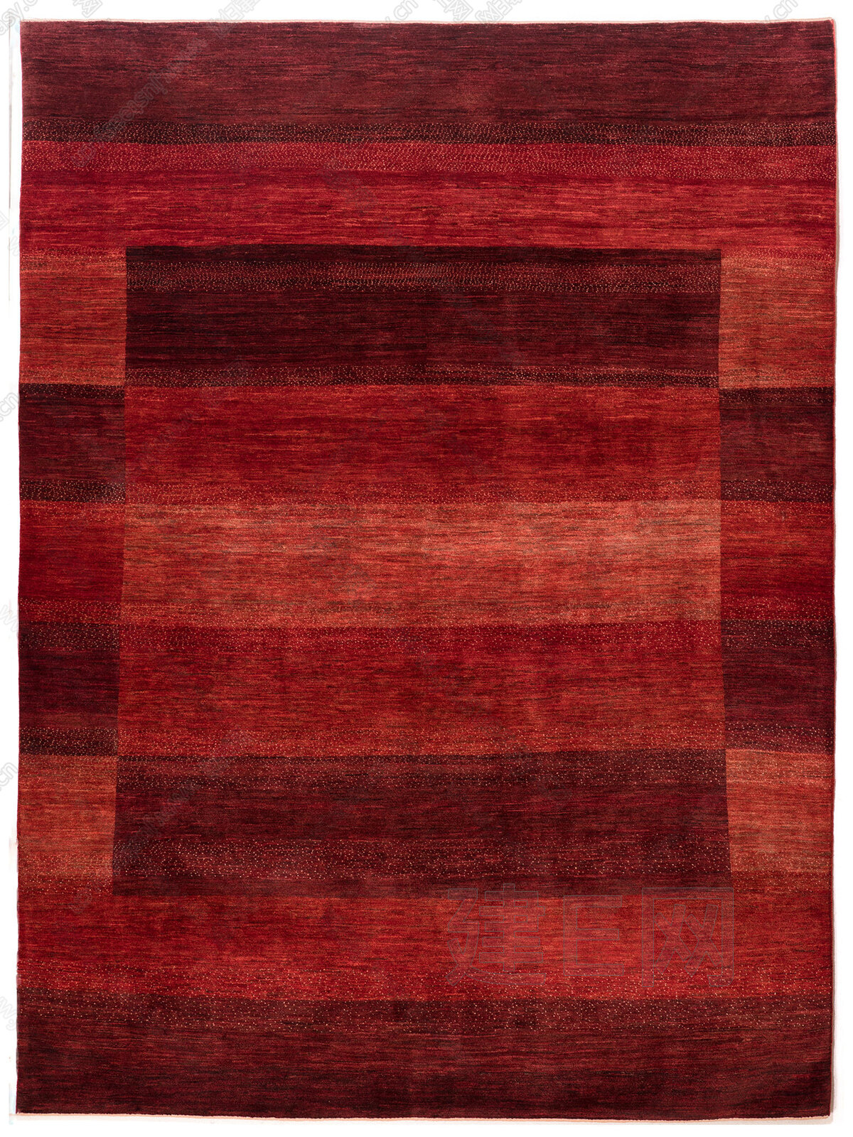 高级深红色抽象图案地毯3d贴图