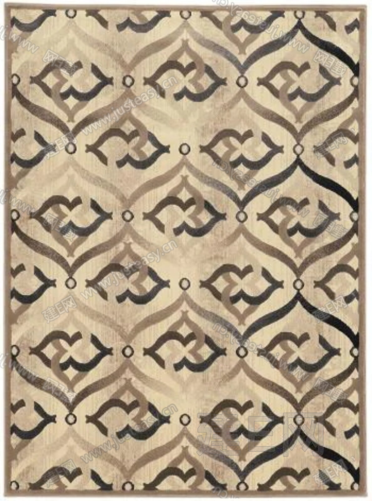 地毯新中式图案贴图
